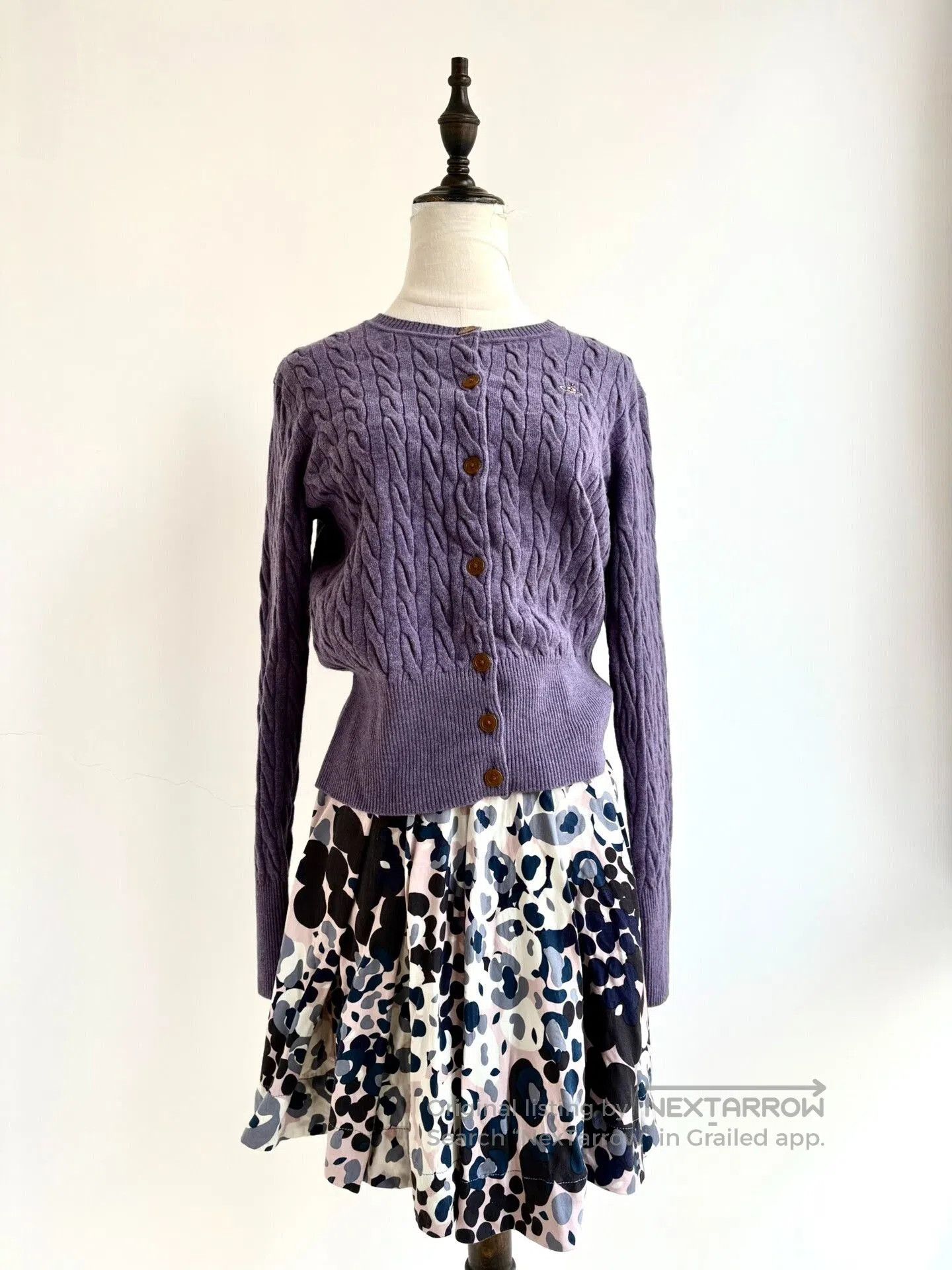 Vivienne Westwood vivienne westwood lavender knit cardigan. Size M / US 6-8 / IT 42-44 - 1 Thumbnail