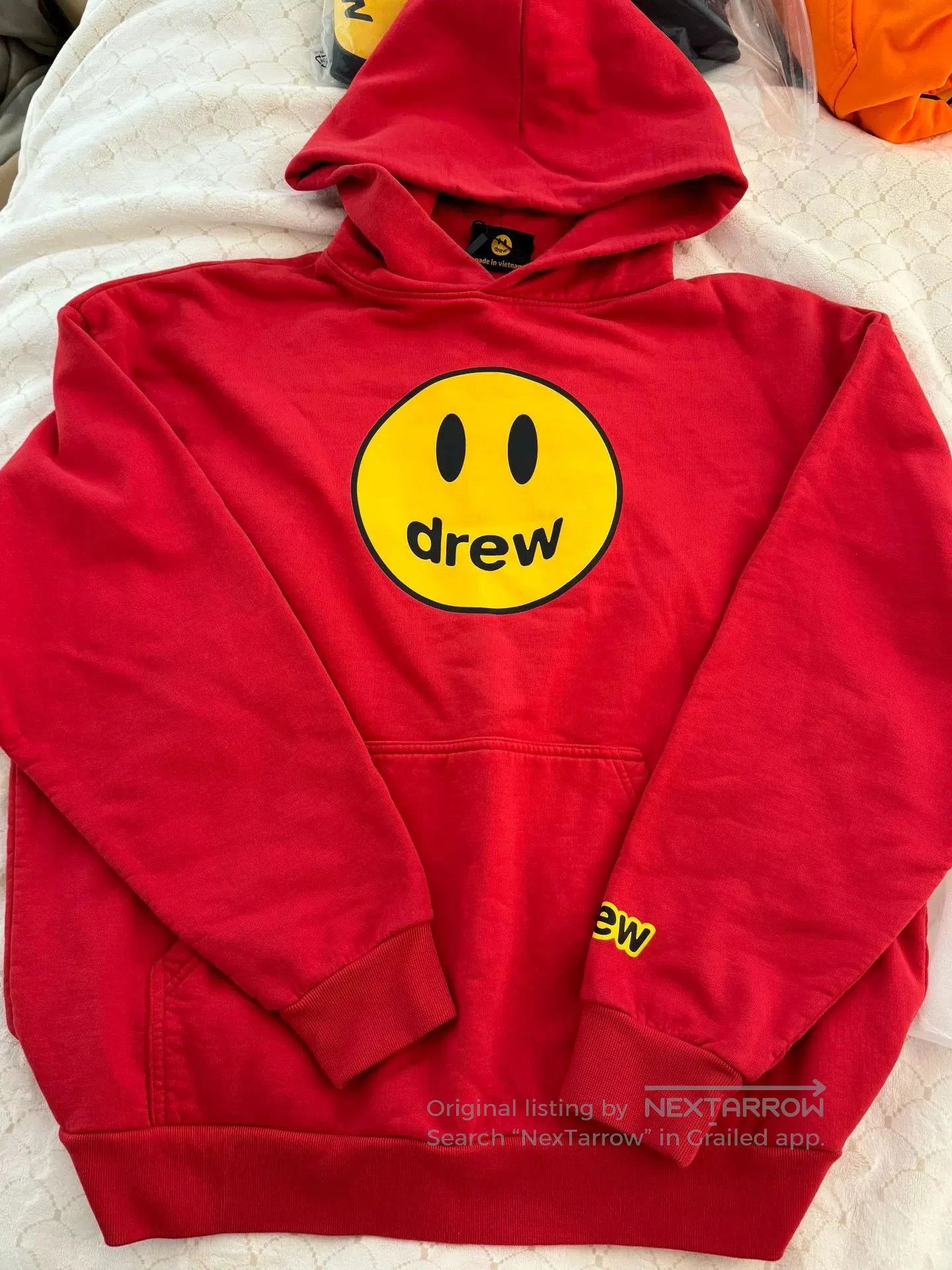 Drew House red smiley face hoodie from drew house. Size US S / EU 44-46 / 1 - 2 Thumbnail
