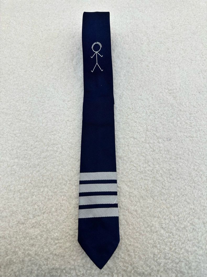Thom Browne Thom Browne Blue Santa Claus Tie Size ONE SIZE - 1 Thumbnail