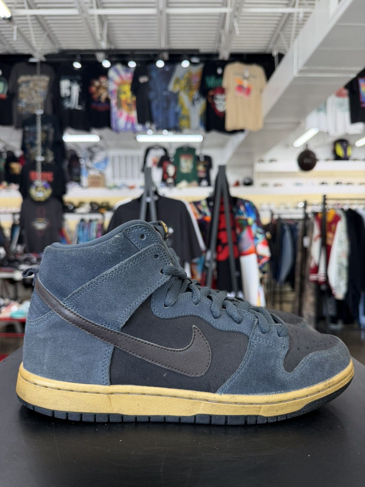 Nike Nike SB Dunk High Classic Charcoal Tar Size 9.5 (2012) Size US 9.5 / EU 42-43 - 6 Thumbnail
