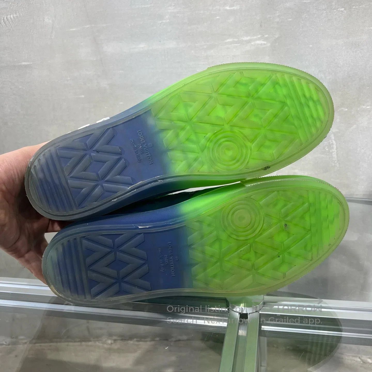 Louis Vuitton Louis Vuitton Ollie gradient fluorescent green board shoes Size US 10 / EU 43 - 7 Thumbnail