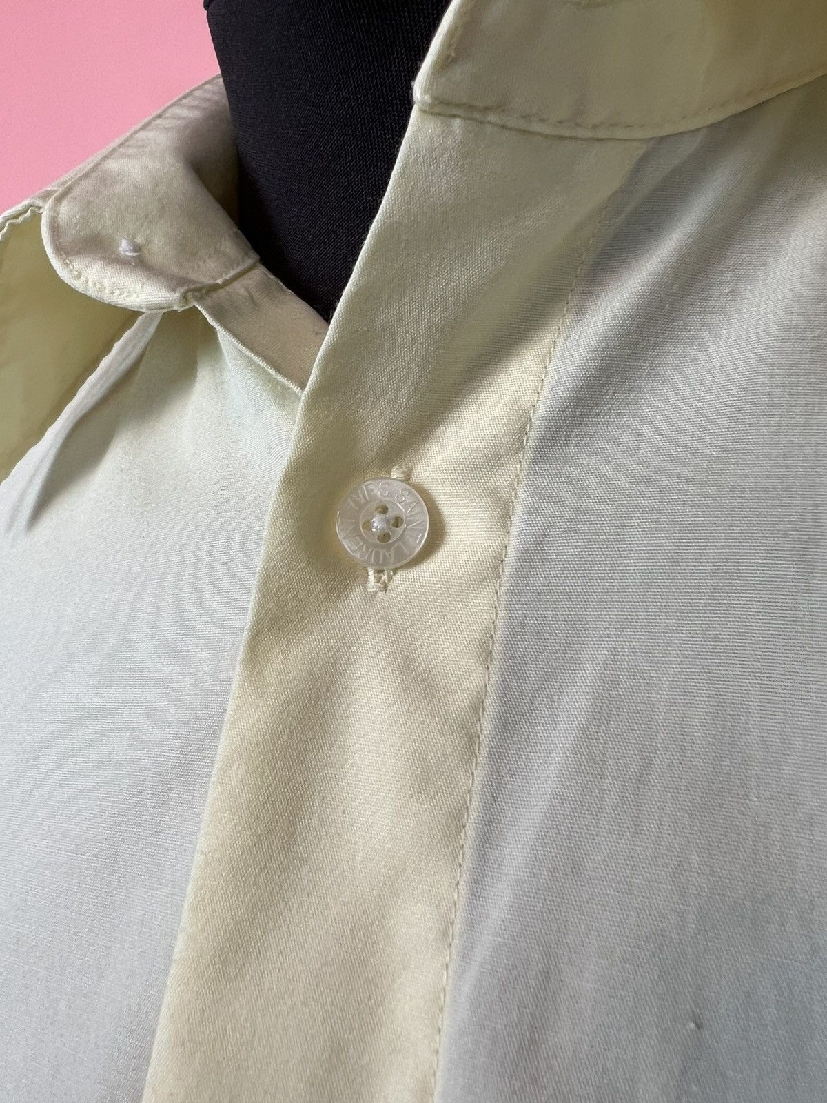 Yves Saint Laurent Ysl Yves Saint Laurent shirt button ups hype Size US M / EU 48-50 / 2 - 3 Thumbnail