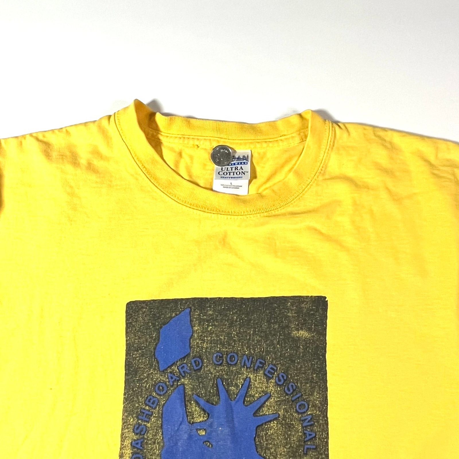 Band Tees × Vintage Vintage 1990’s Dashboard Confessional Revolution Tshirt Med Size US M / EU 48-50 / 2 - 4 Thumbnail