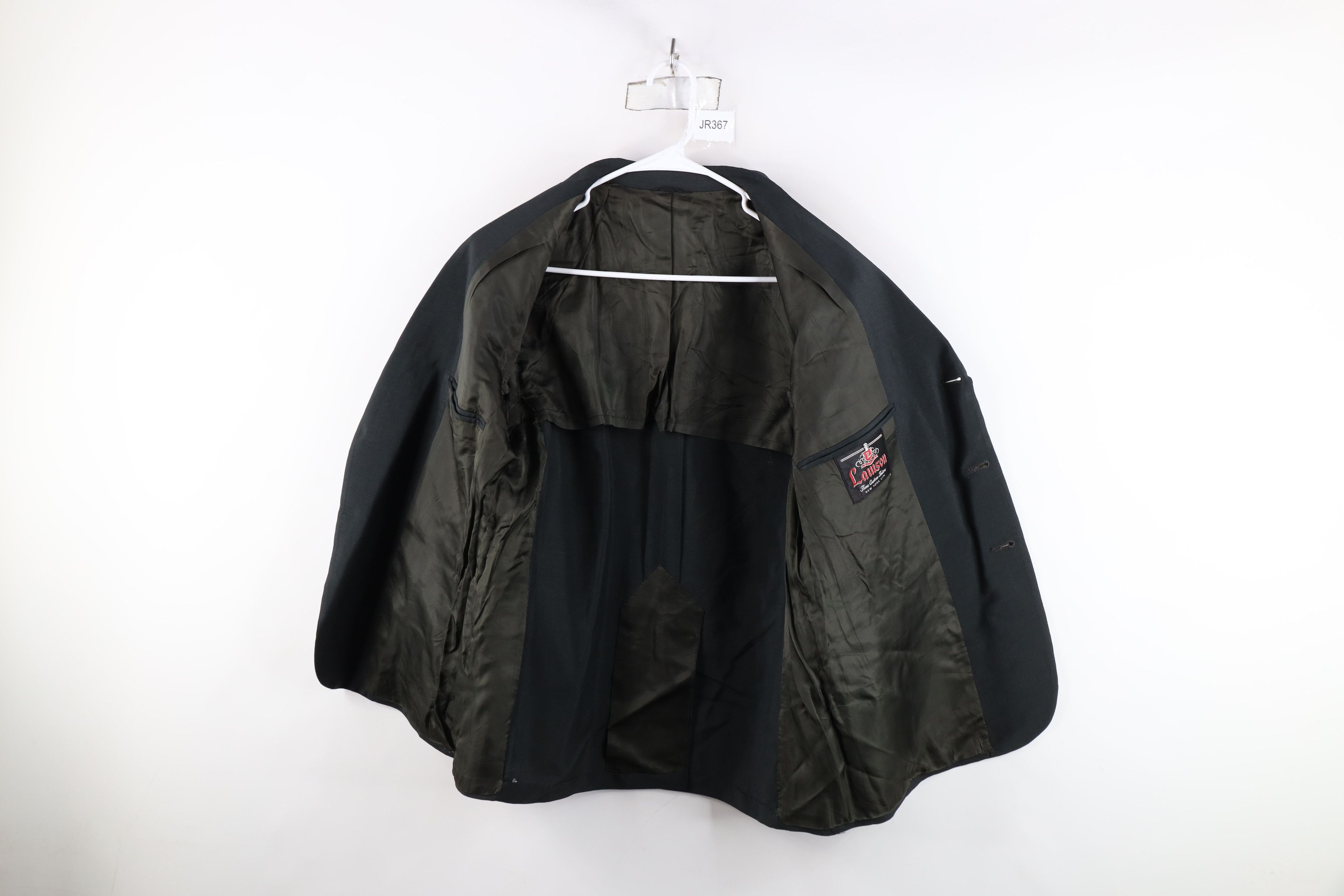 Vintage Vintage 60s Streetwear Suit Coat Blazer Jacket Dark Green Size US XL / EU 56 / 4 - 10 Thumbnail