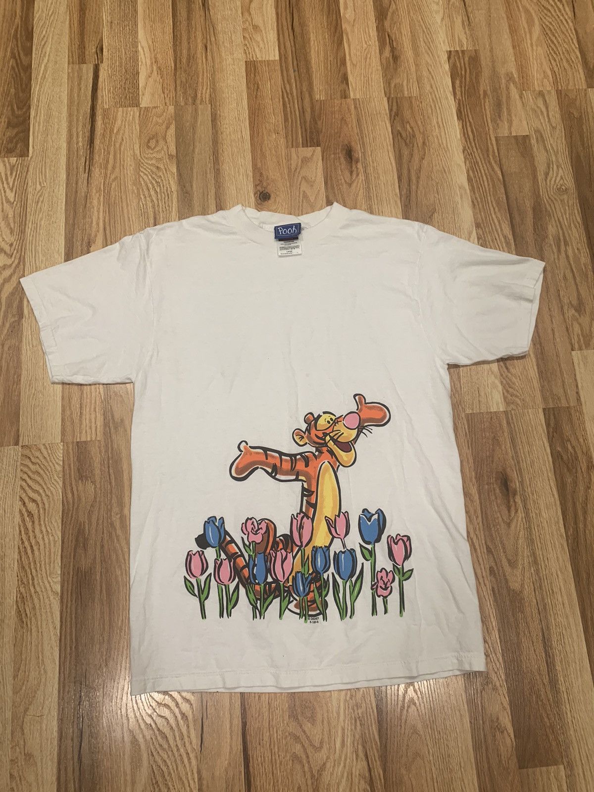 Tultex × Vintage Vintage Tigger Flower Tee Size US L / EU 52-54 / 3 - 1 Thumbnail