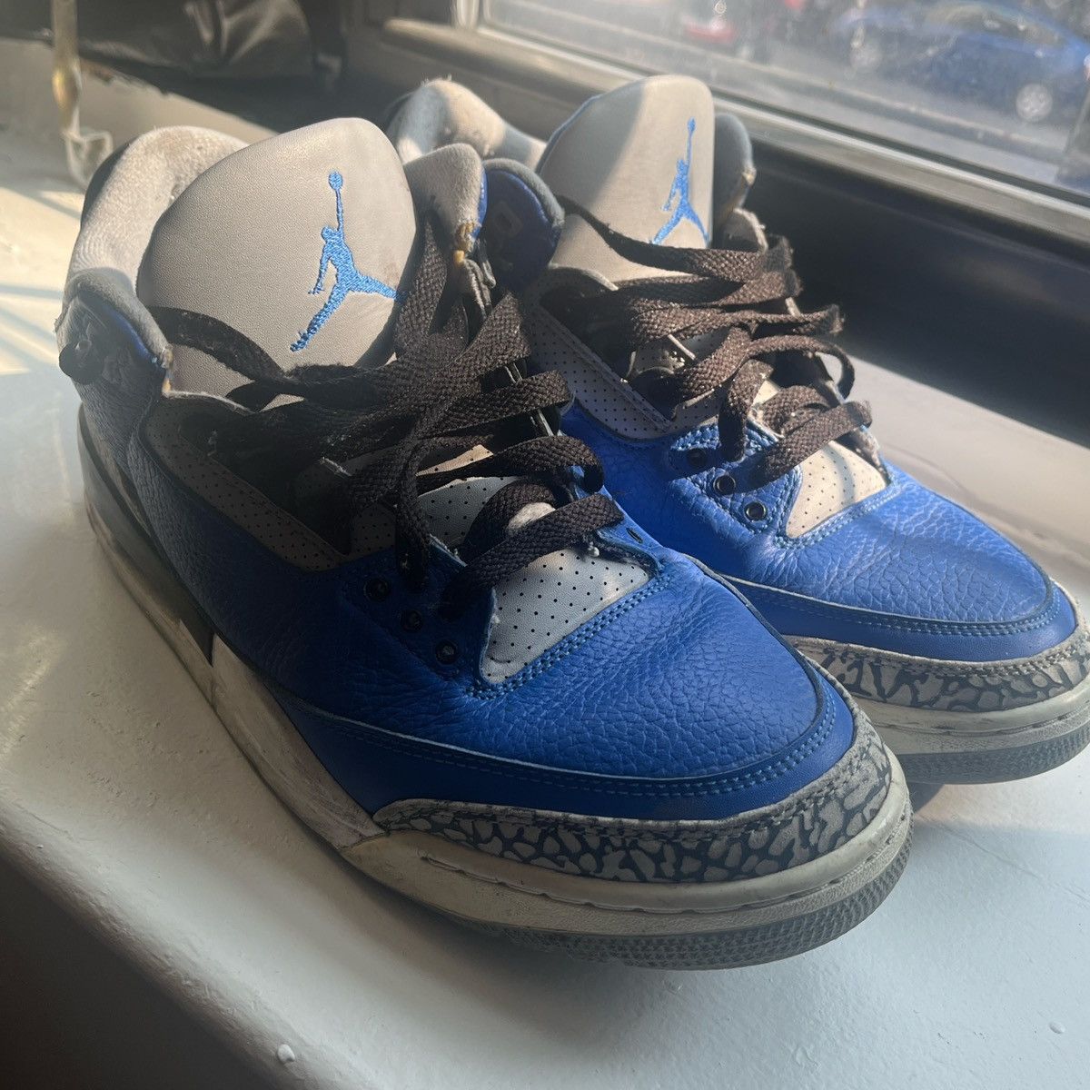 Jordan Brand × Nike Royal blue Jordan 3 Size US 10.5 / EU 43-44 - 9 Thumbnail