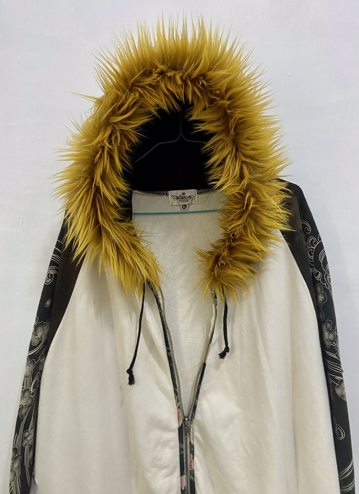 If Six Was Nine 💥Trashed💥Karakuri Tamashi Zipper Fur Hoodie LGB Style Size US XXL / EU 58 / 5 - 9 Thumbnail