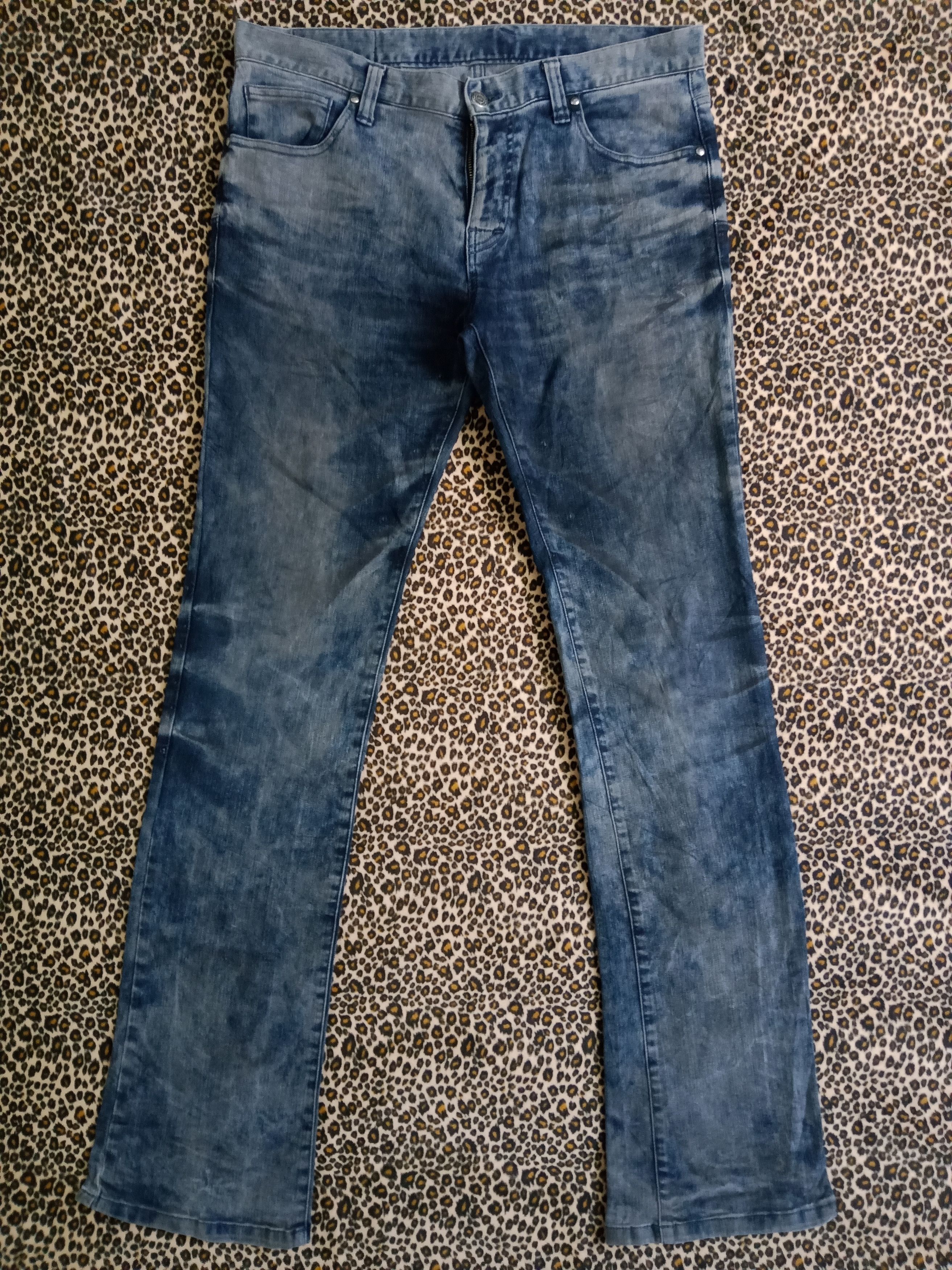 Vintage archive! TORNADO MART JAPAN VERY ACID WASHED DENIM JEANS