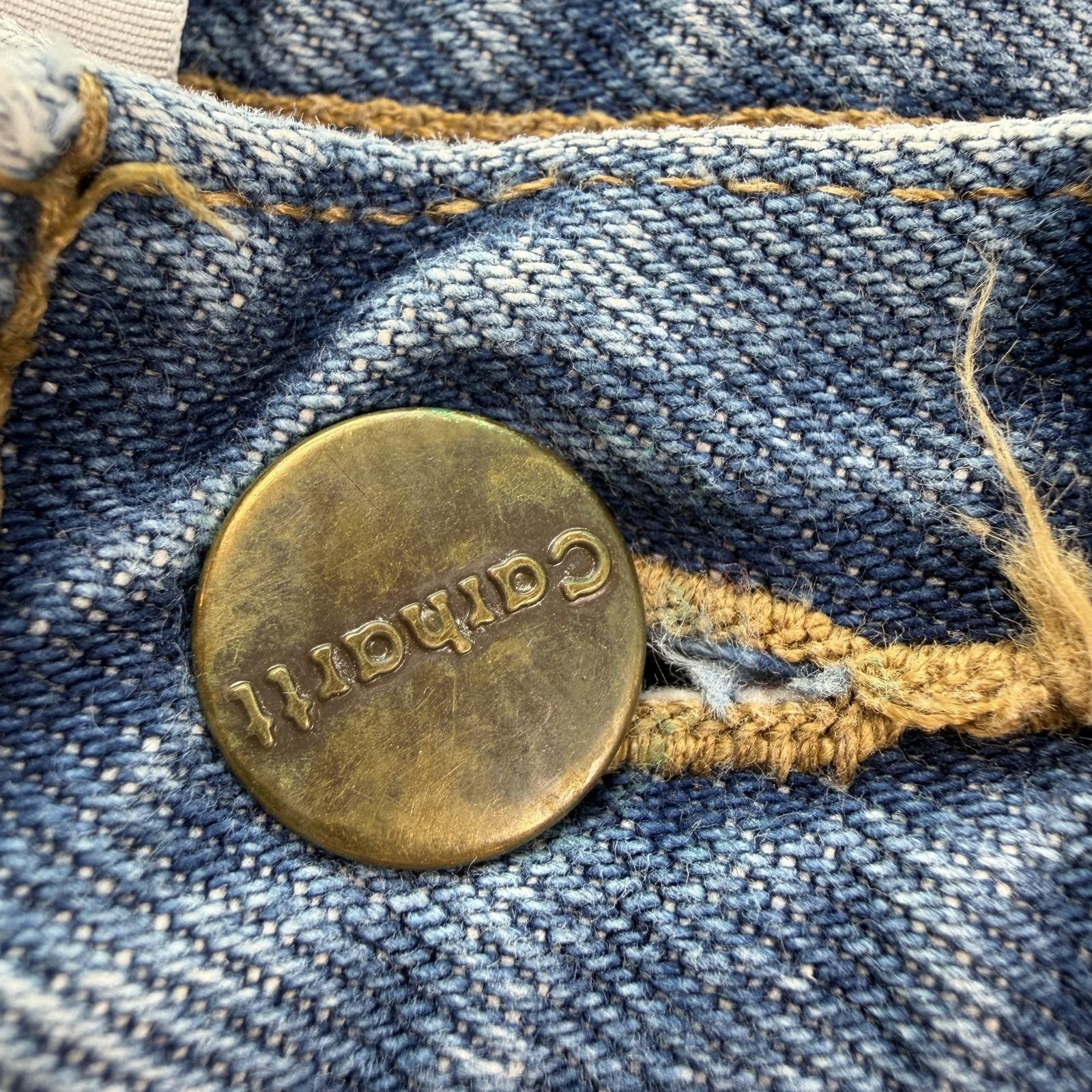 Carhartt Carhartt Relaxed Fit Denim Work Jeans 30x32 B460 DVB Paint Size US 30 / EU 46 - 10 Thumbnail