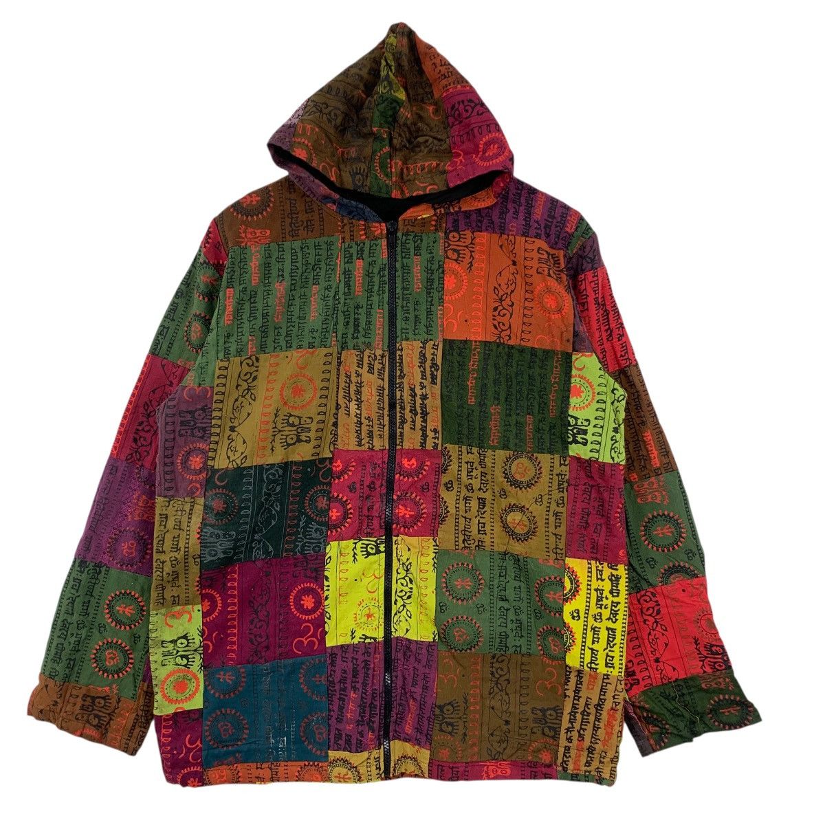 Vintage Vintage BORO SASHIKO PATCHWORK Over Print Jacket Parka Size US M / EU 48-50 / 2 - 4 Thumbnail