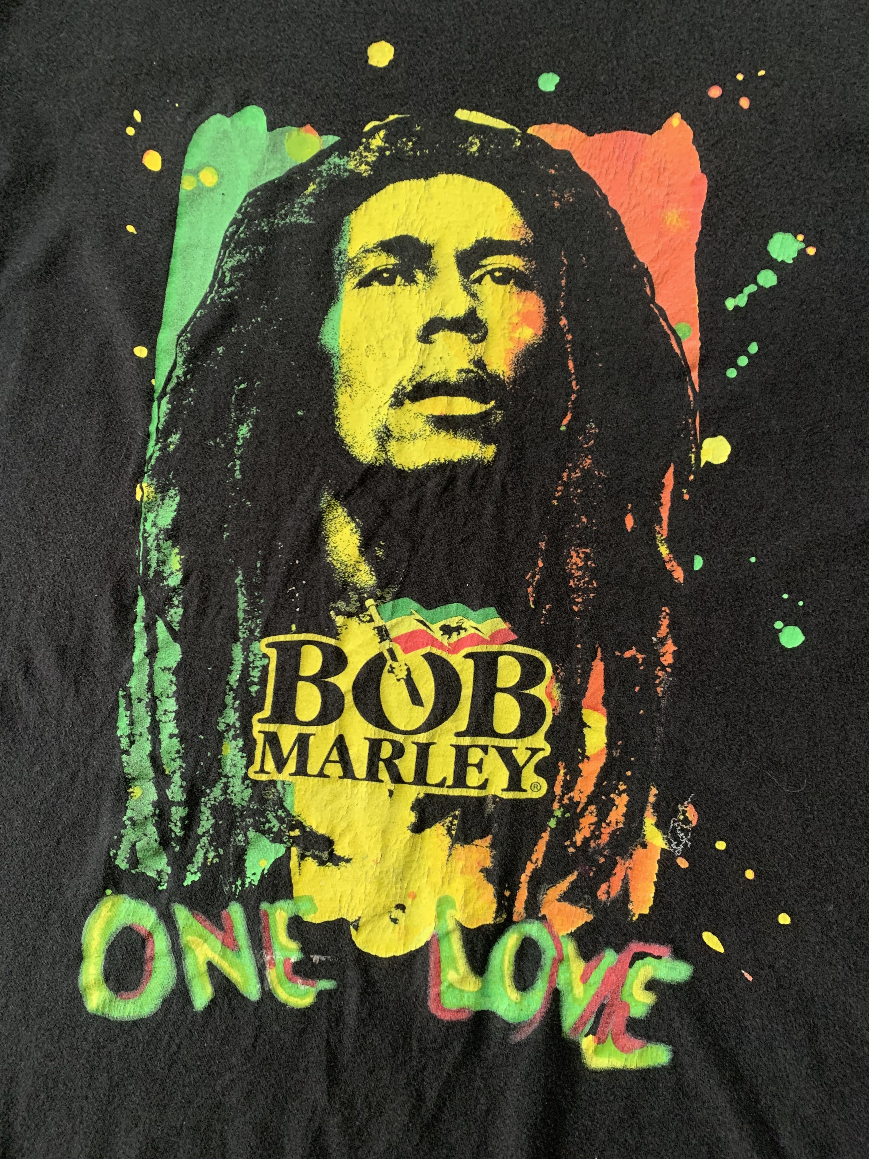 Bob Marley × Vintage Vintage Bob Marley One Love Graphic Print T-Shirt Size US M / EU 48-50 / 2 - 5 Thumbnail