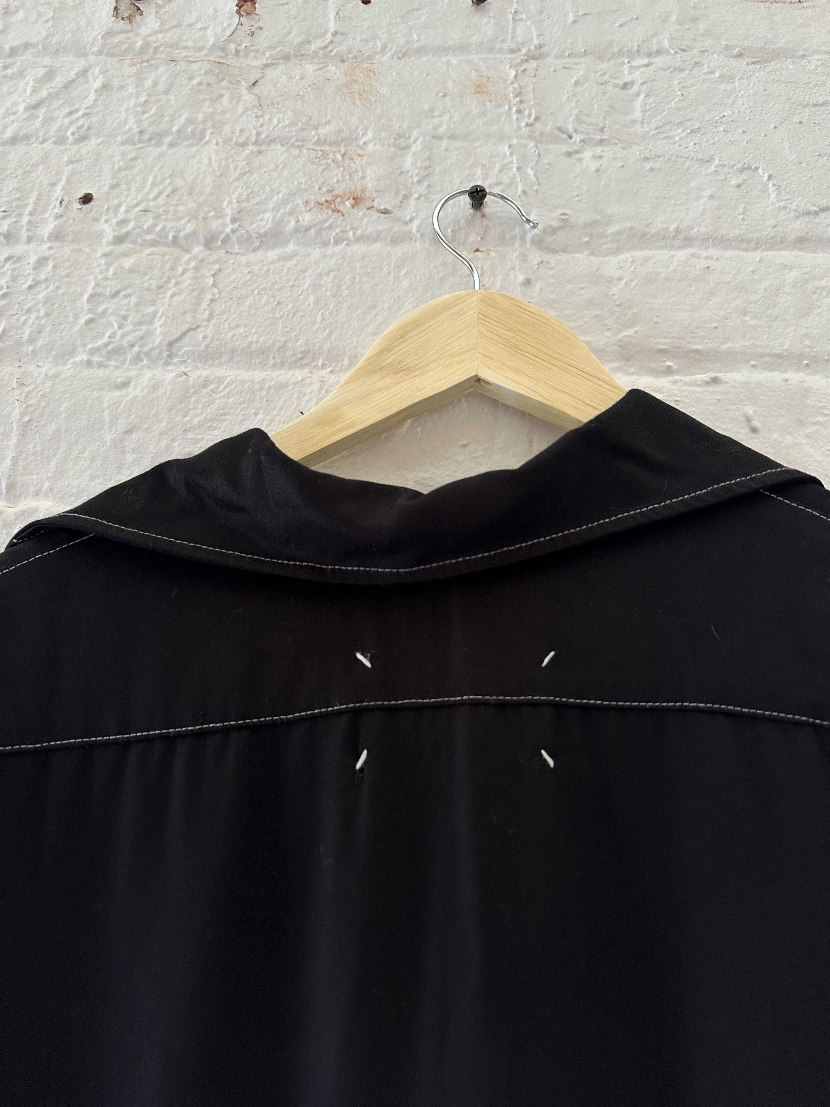 Maison Margiela Maison Margiela Contrast Stitch Camp Collar Shirt Size US M / EU 48-50 / 2 - 6 Thumbnail