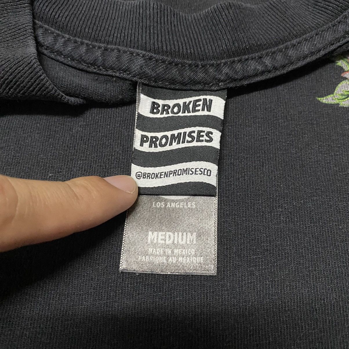 Broken Promises Co. × Japanese Brand BROKEN PROMISES ROSES T SHIRT Size US M / EU 48-50 / 2 - 4 Thumbnail