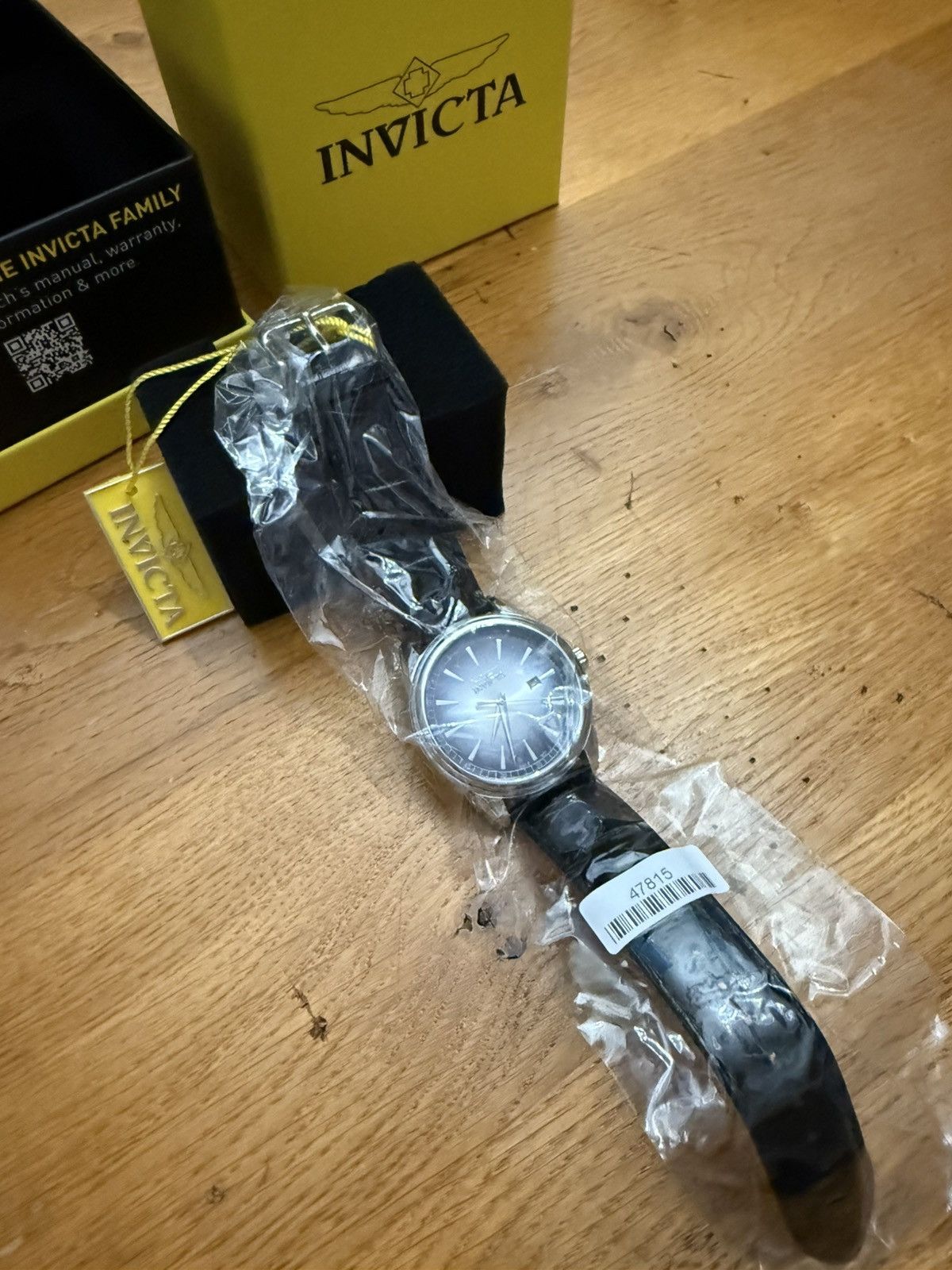 Invicta Invicta Celestial 47815, 43mm NEW Quartz Watch, Leather Band Size ONE SIZE - 7 Thumbnail