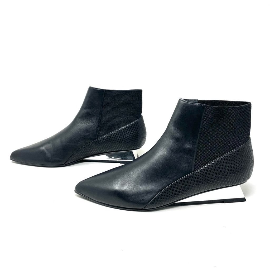 UNITED NUDE UN United Nude Lev Lo Leather Boots w/ Metallic Wedge EU 37 Size US 7 / IT 37 - 6 Thumbnail