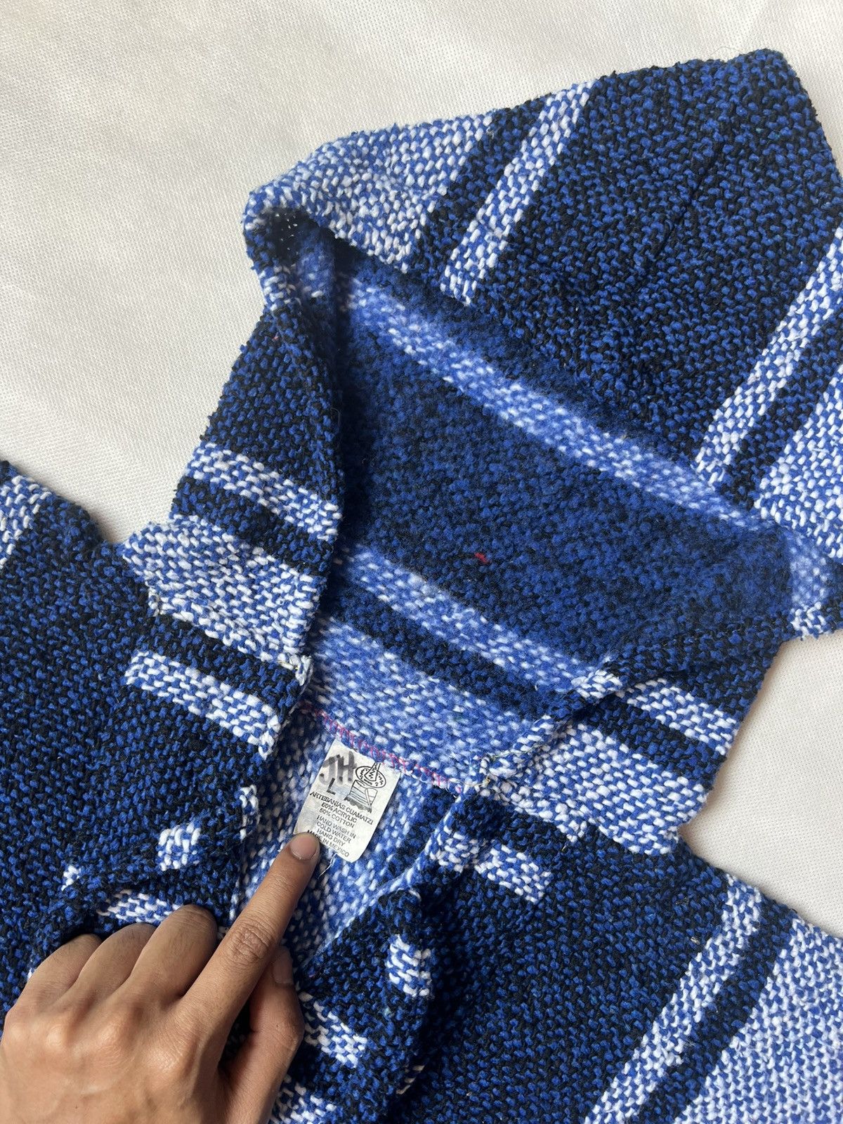 Mexican Threads Rare 💙 Mexican Baja Hoodie Pullover Size US L / EU 52-54 / 3 - 6 Thumbnail