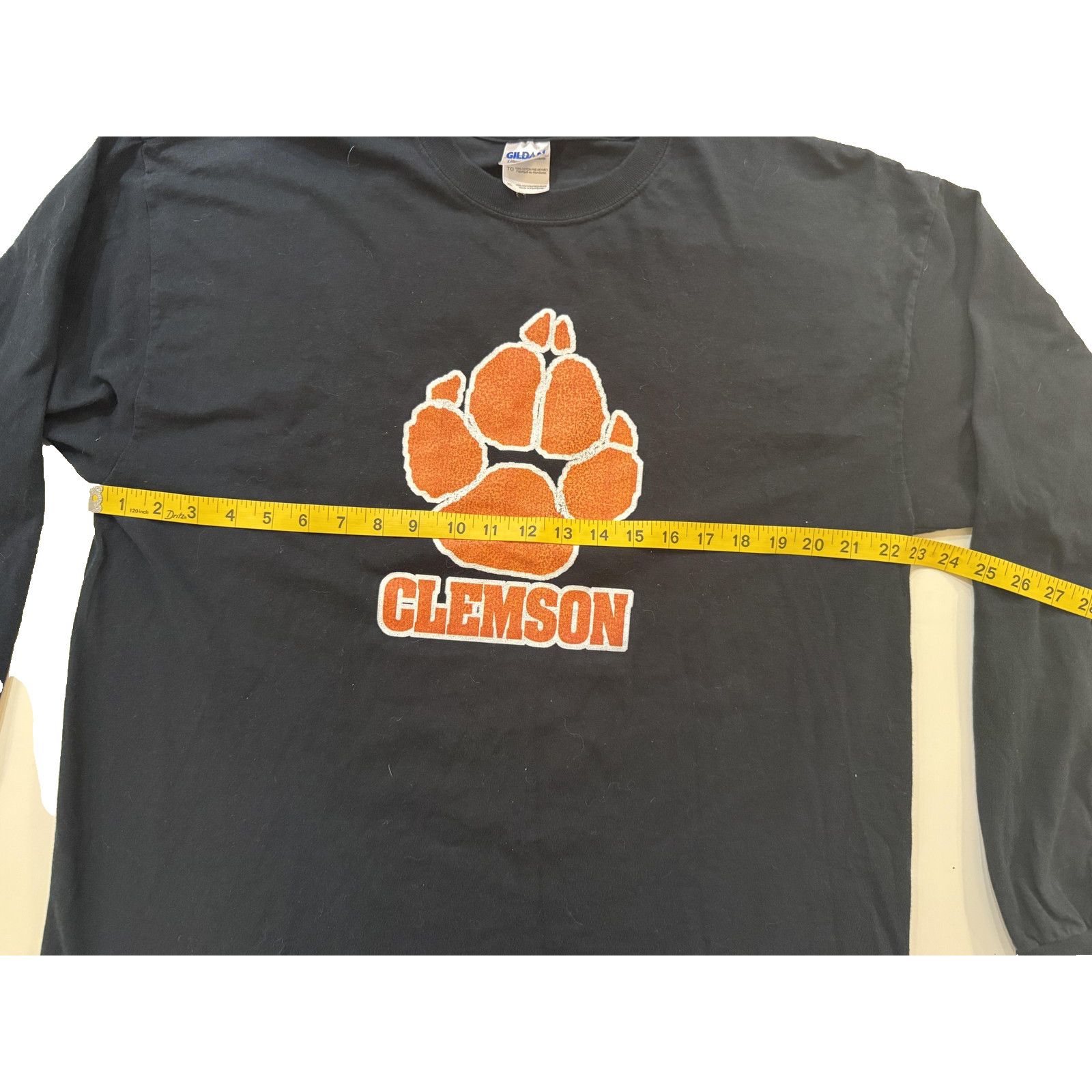 Gildan Clemson Tigers Shirt Mens XL Black NCAA Football Y2K Size US XL / EU 56 / 4 - 5 Thumbnail
