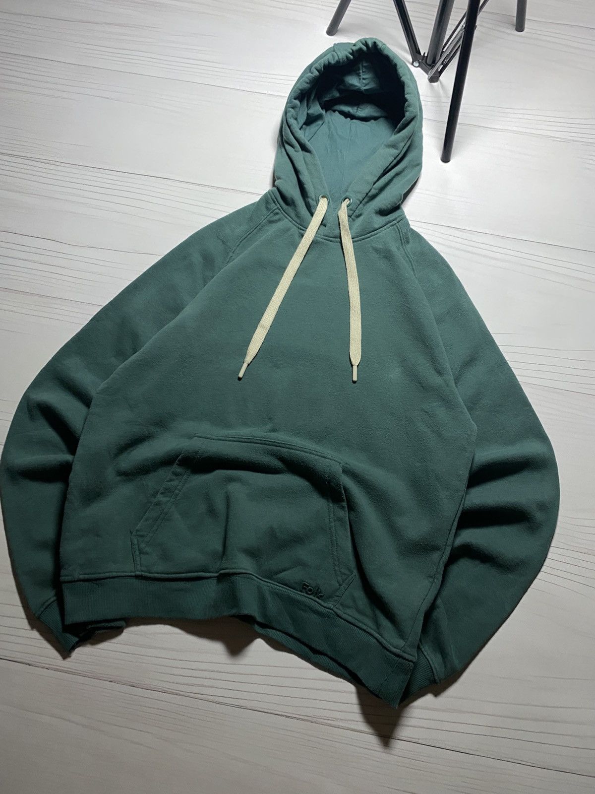 Folk × Vintage Vintage Folk Embroidered logo design box fit y2k hoodie Size US M / EU 48-50 / 2 - 12 Thumbnail
