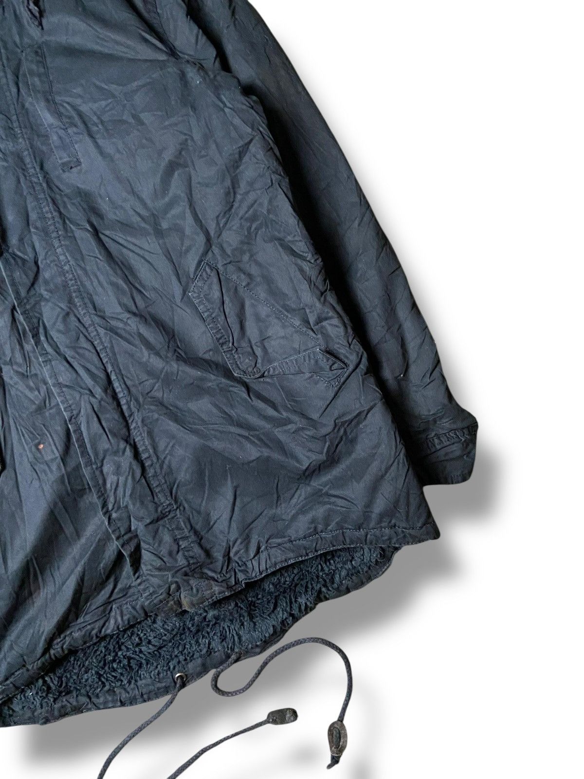 Japanese Brand Laundry Brand Hooded Parka Jacket with Fur Trim (171) Size US XXS / EU 40 - 3 Thumbnail