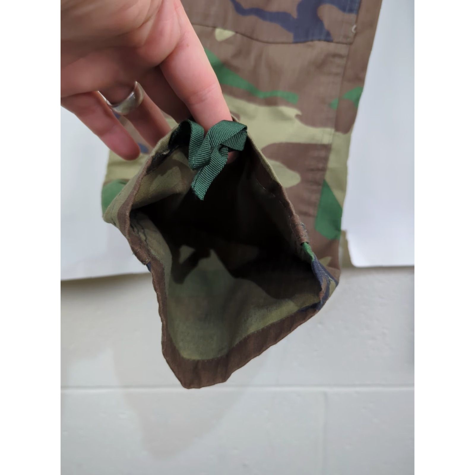Vintage Vanguard Men’s BDU Pants Camo Camouflage Cargo Button Fly 30x30 Gray Regular Pants Mens Size US 30 / EU 46 - 7 Thumbnail