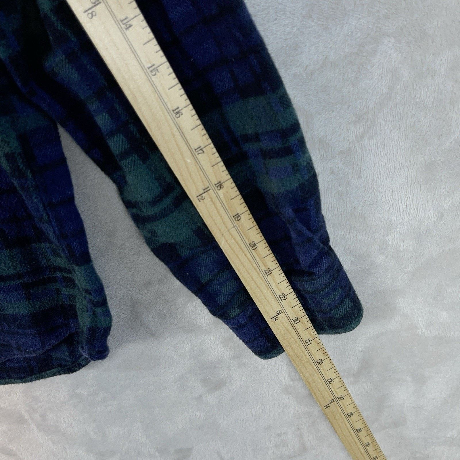 Peregrine Peregrine England Moore Plaid Flannel Green Shirt Men's L Size US L / EU 52-54 / 3 - 11 Thumbnail