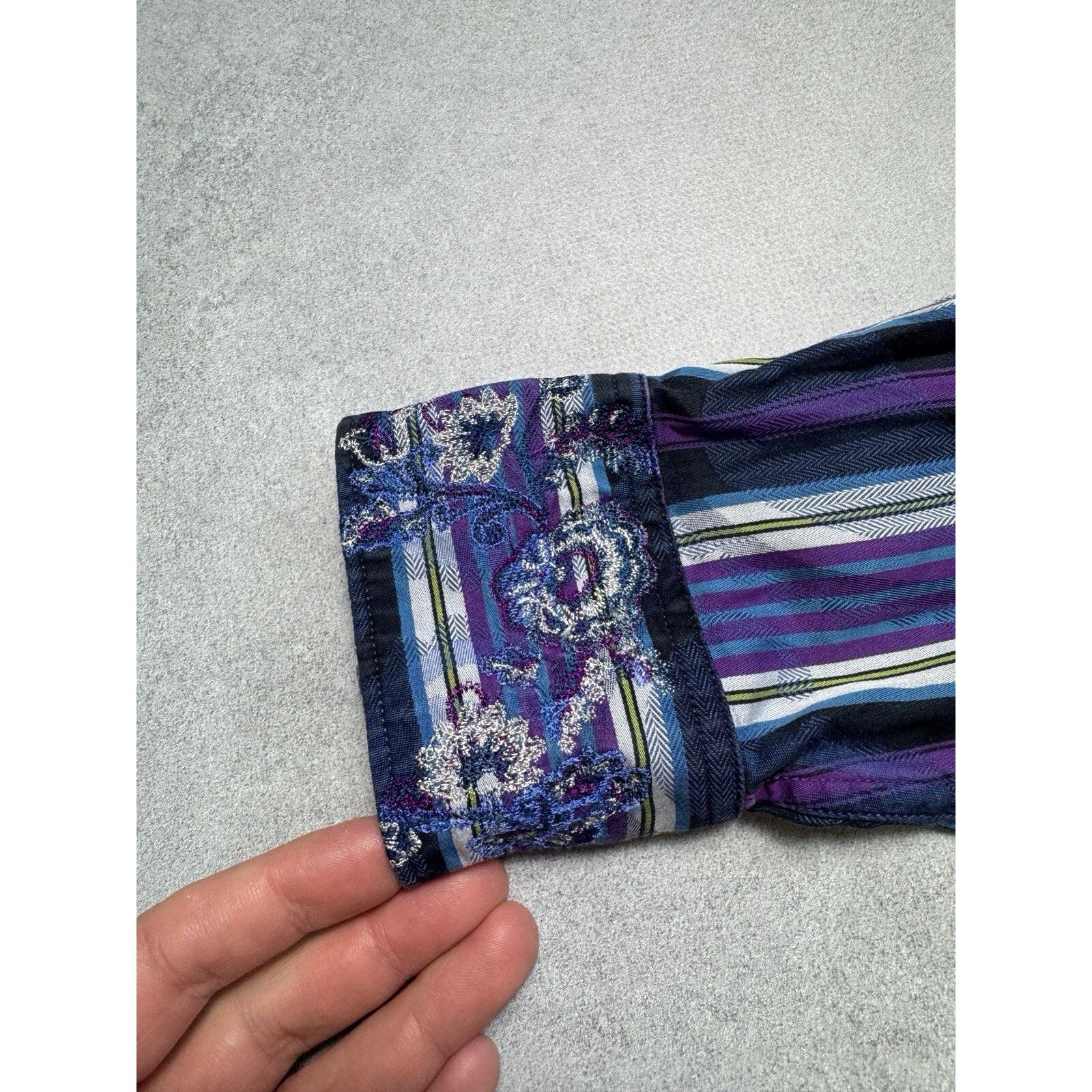 Robert Graham Robert Graham Multicolored Long Sleeve Button Up Shirt Size US M / EU 48-50 / 2 - 8 Thumbnail