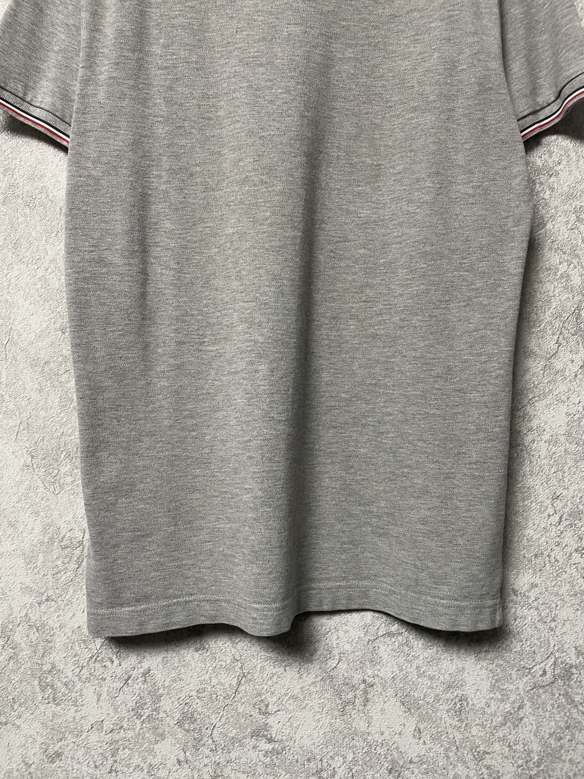 Moncler Moncler Maglia Logo Gray Polo Shirt Size US S / EU 44-46 / 1 - 18 Thumbnail