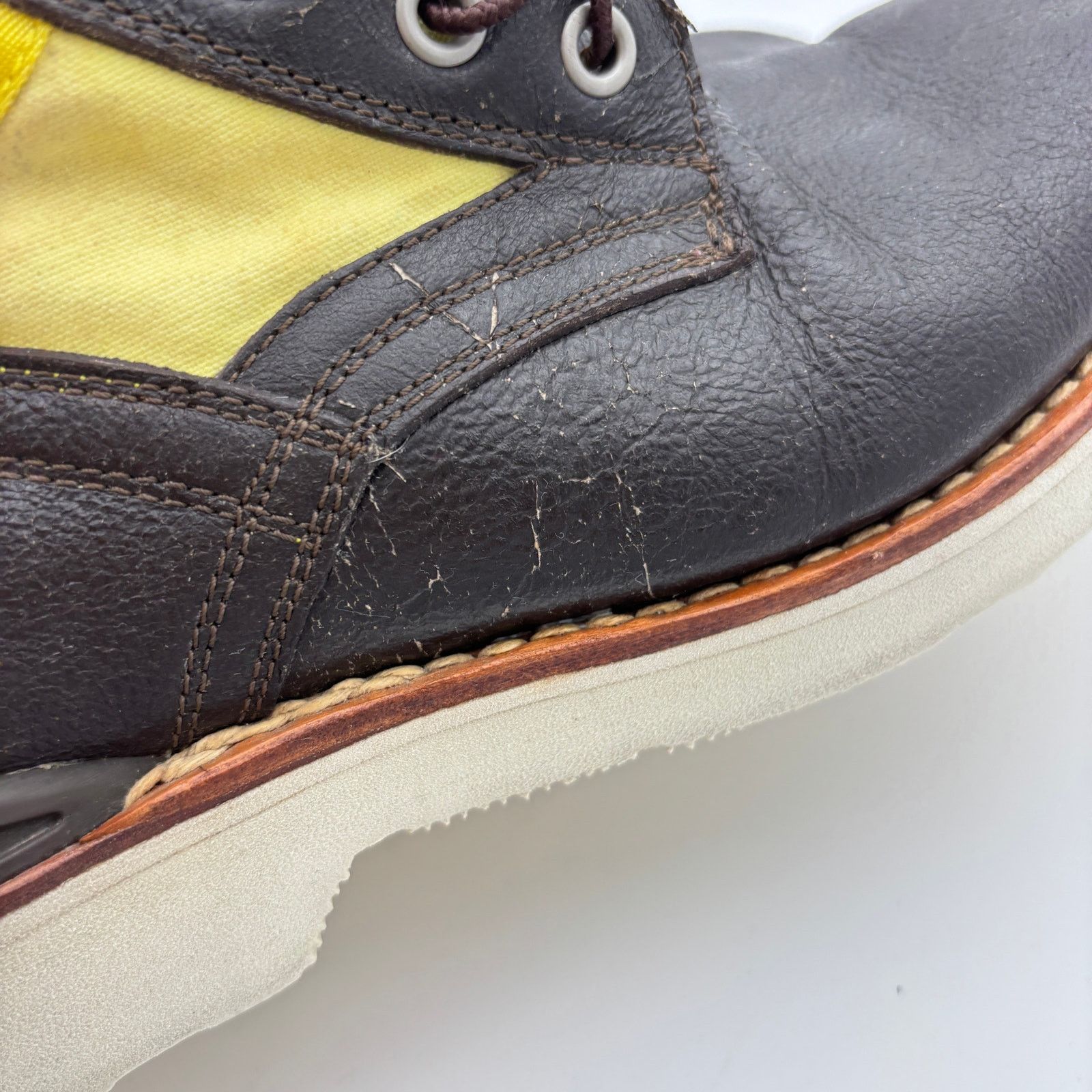 Visvim Visvim 7-Hole '73 Folk Yellow Boots Men's 12 Handmade Size US 12 / EU 45 - 19 Thumbnail