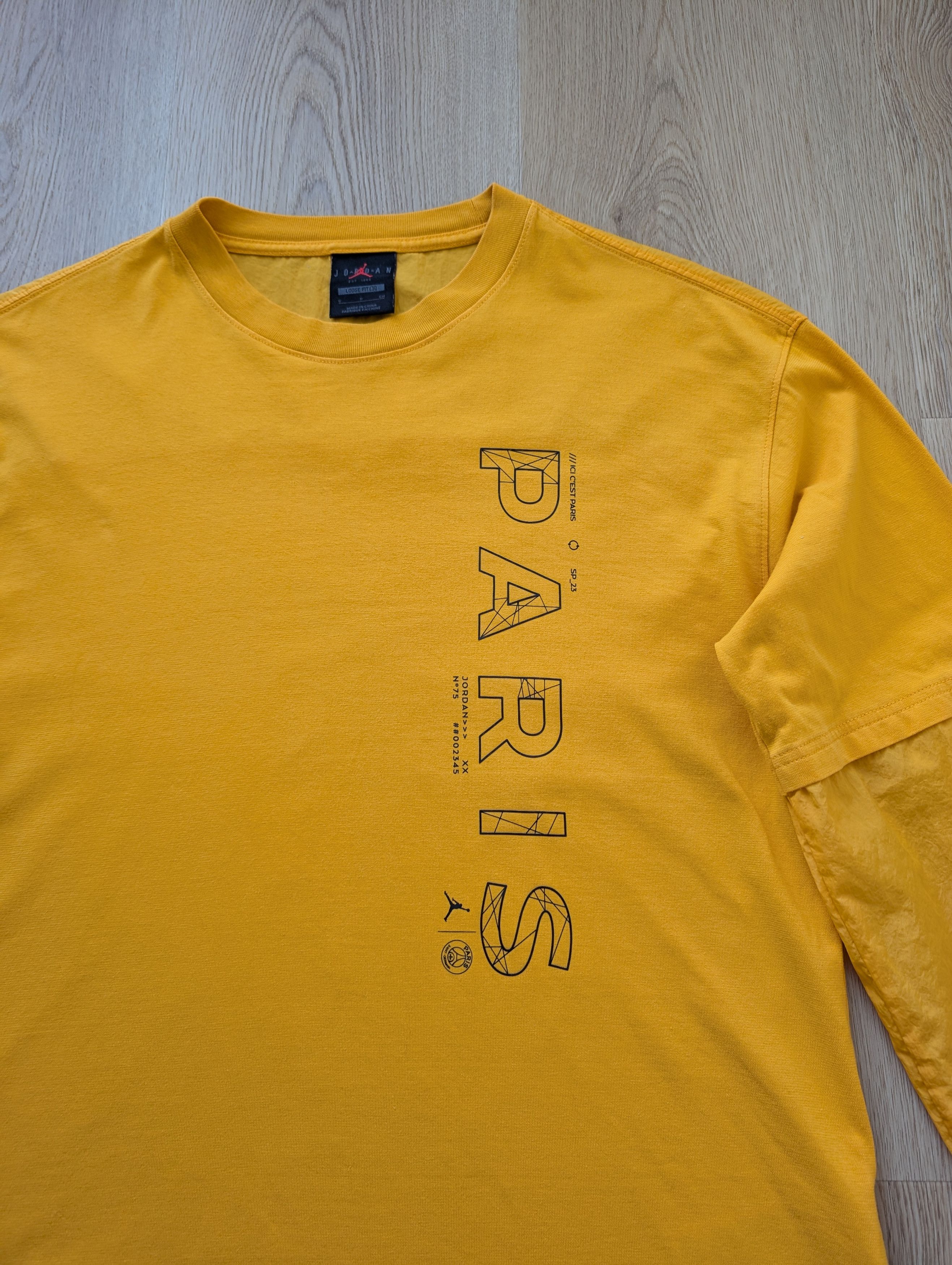 Jordan Brand Jordan x PARIS Saint-Germain Shirt Sweater Small Yellow Size US S / EU 44-46 / 1 - 3 Thumbnail