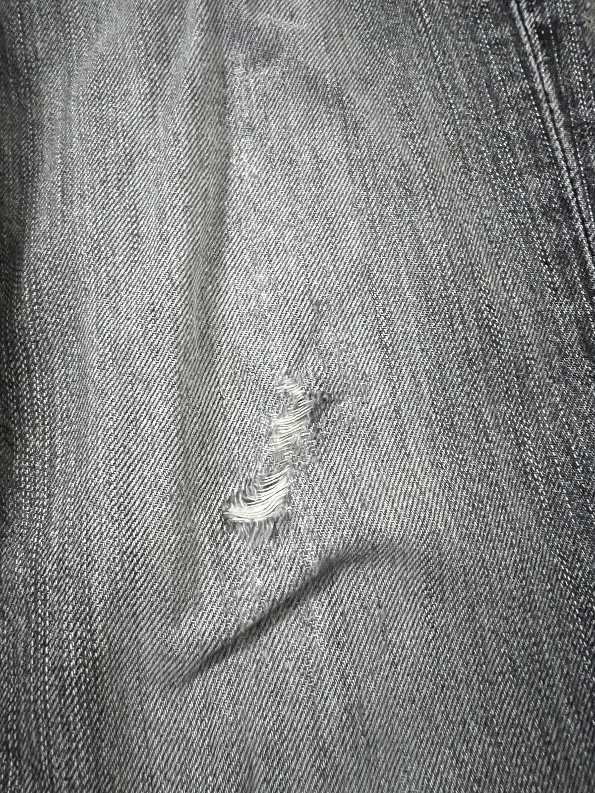 Edwin × If Six Was Nine × Japanese Brand EDWIN 503 FADED BLACK DISTRESSED JEANS VERY RARE Size US 28 / EU 44 - 4 Thumbnail