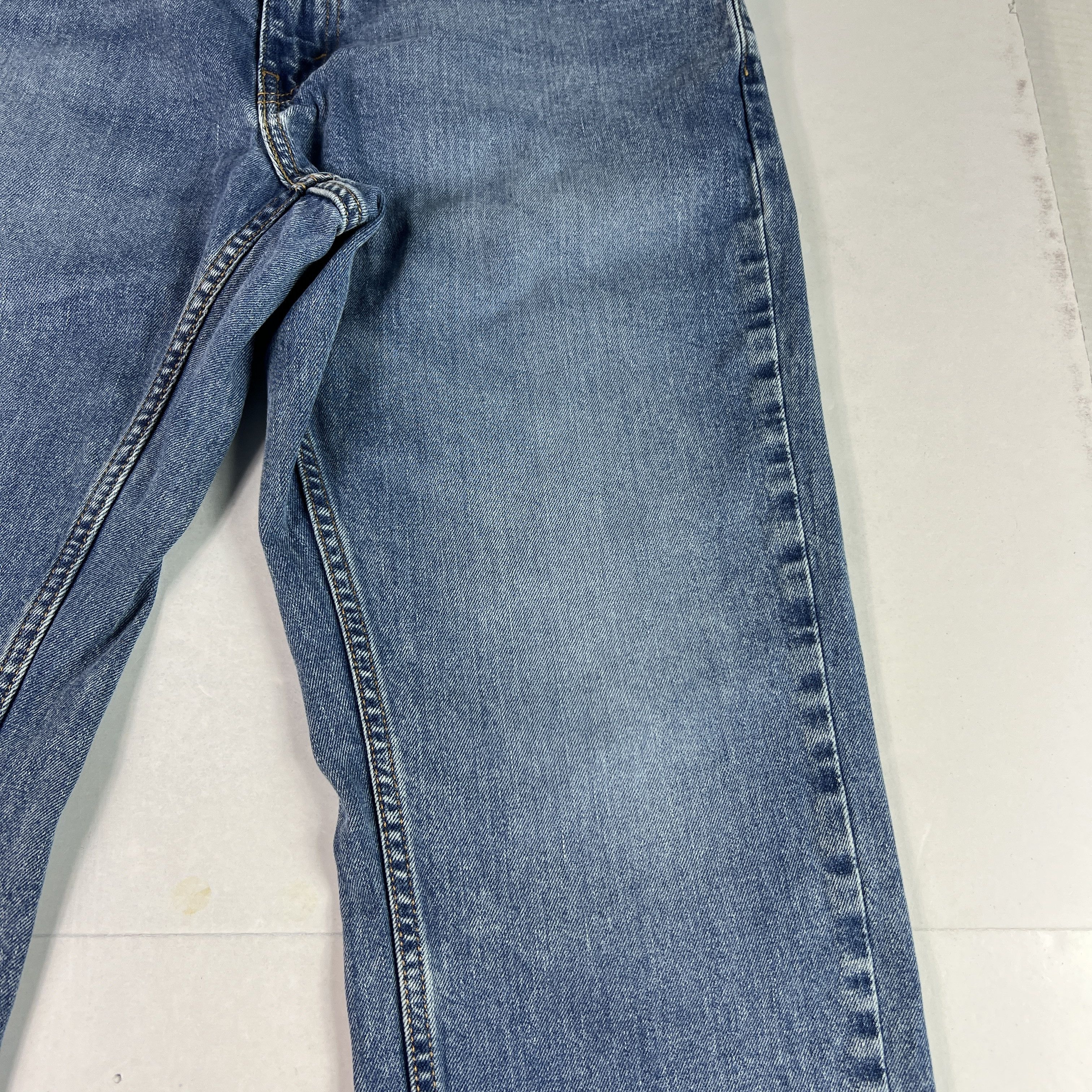Levi's Levi's Jeans 559 Relaxed Straight Blue Faded Stretch Denim Size US 31 - 3 Thumbnail