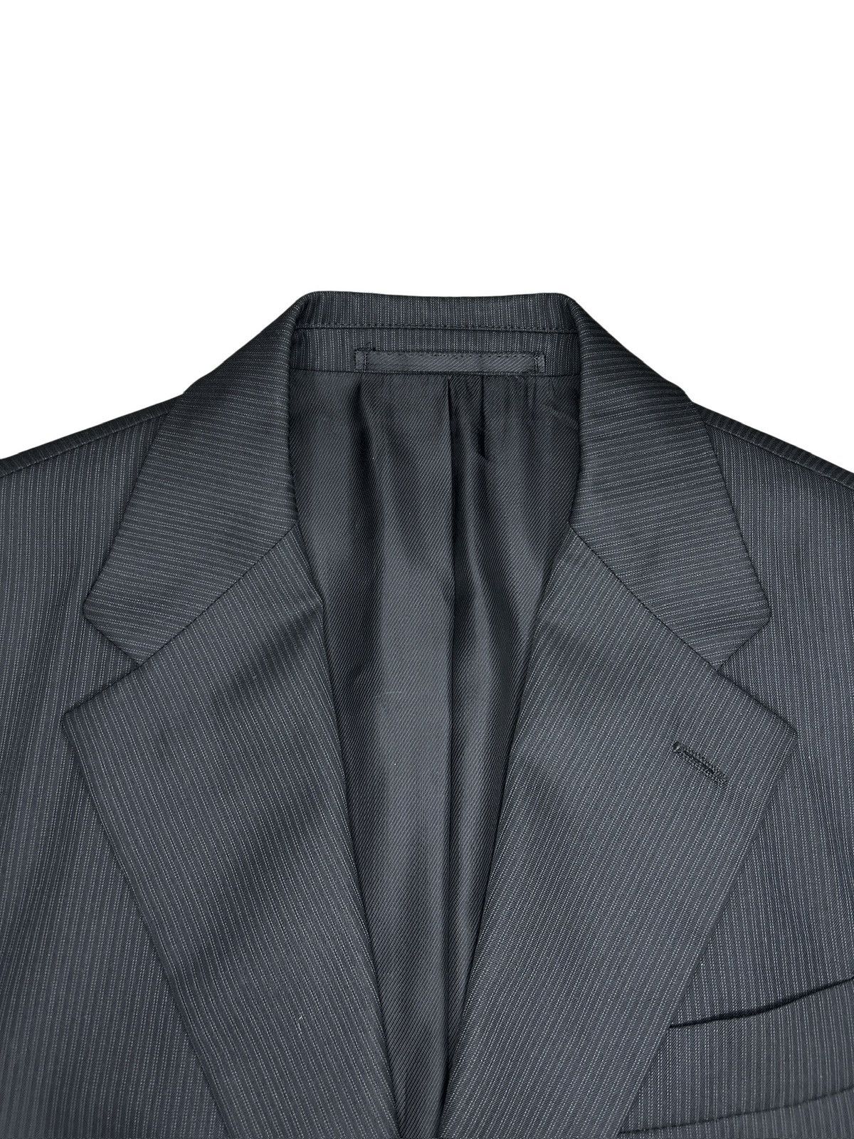 Prada 00s Stripe Suit Ensemble Size 46R - 5 Thumbnail