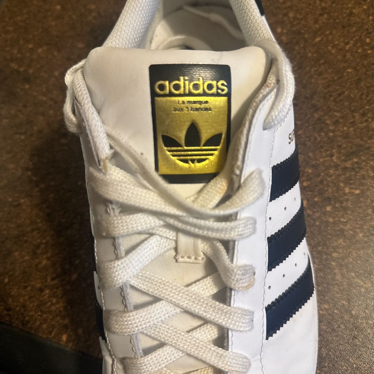 Adidas Adidas Superstars White Size 10.5 Size US 10.5 / EU 43-44 - 3 Thumbnail