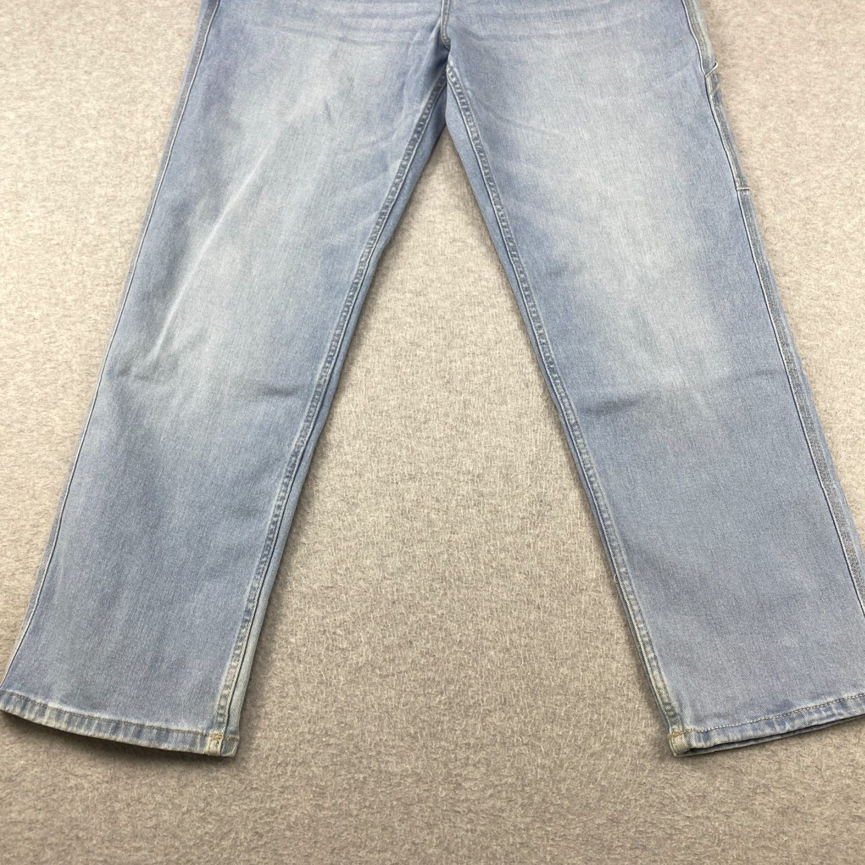 Essentials Amazon Essentials Jeans Mens 34X30 Blue Straight Leg Pockets Loose Fit Stretch Size US 34 / EU 50 - 3 Thumbnail