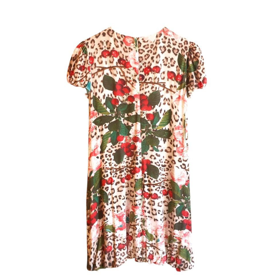 Roberto Cavalli Vintage Roberto Cavalli Leopard Floral Print Mini Dress Size M / US 6-8 / IT 42-44 - 14 Thumbnail