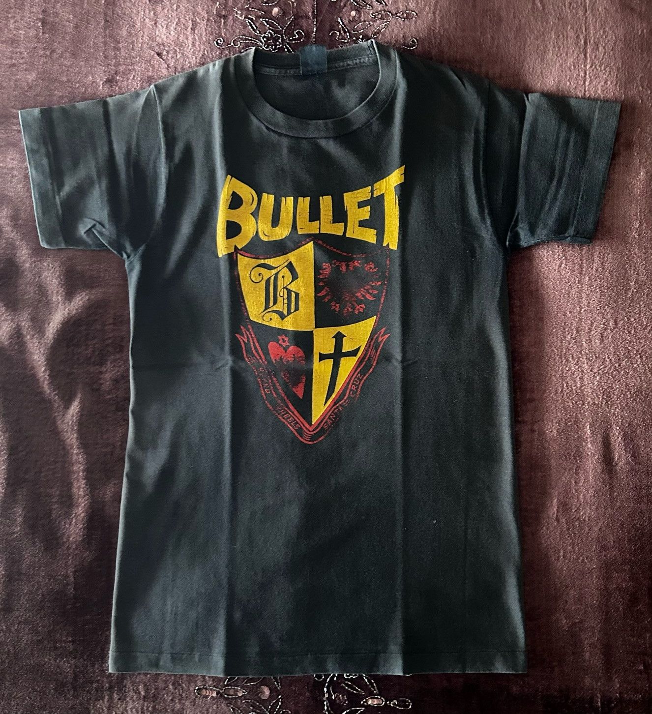 Vintage 80's Santa Cruz Speed Wheels Bullet Tee | Grailed
