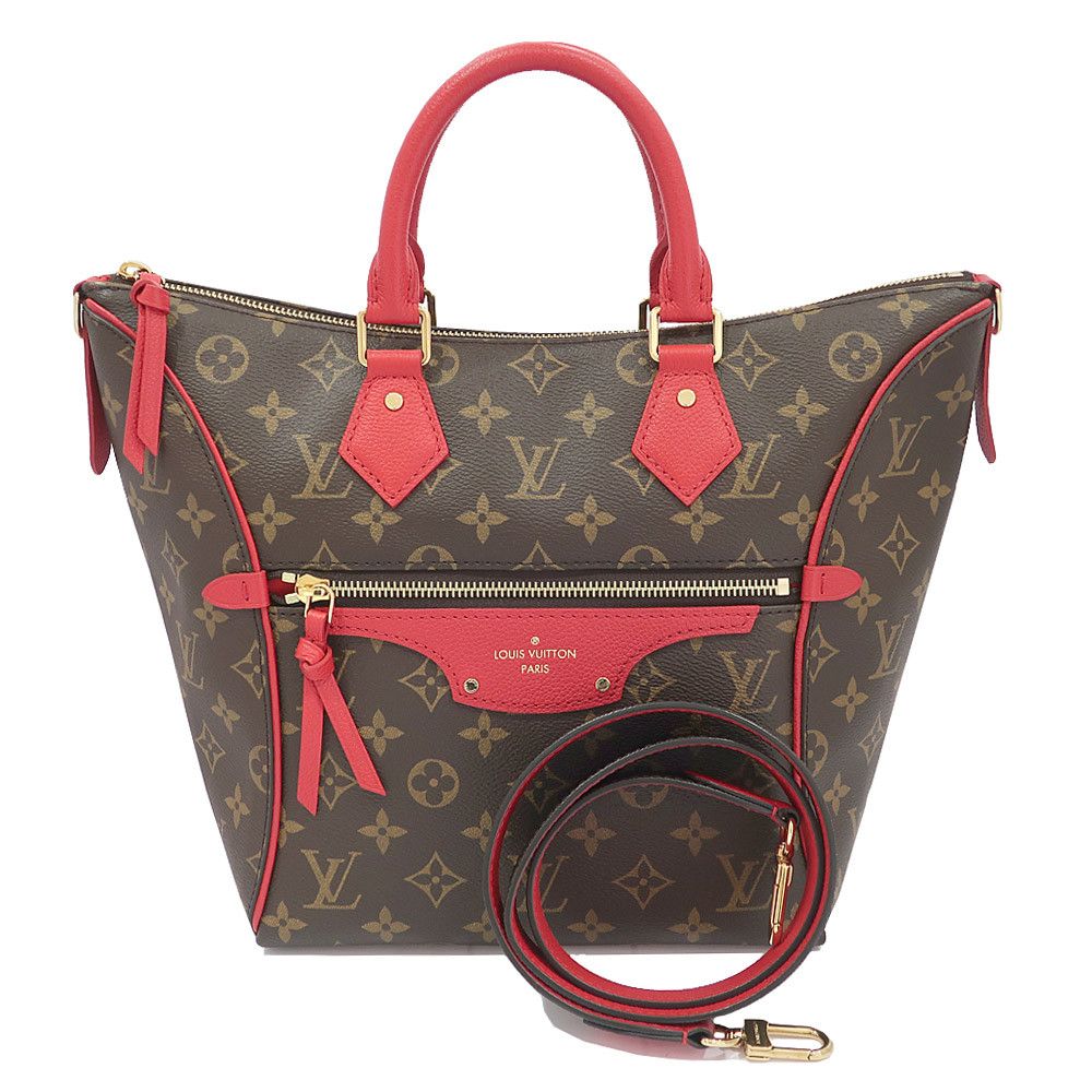 image of Louis Vuitton Tournelle Pm Monogram Slise Brown Red, Women's