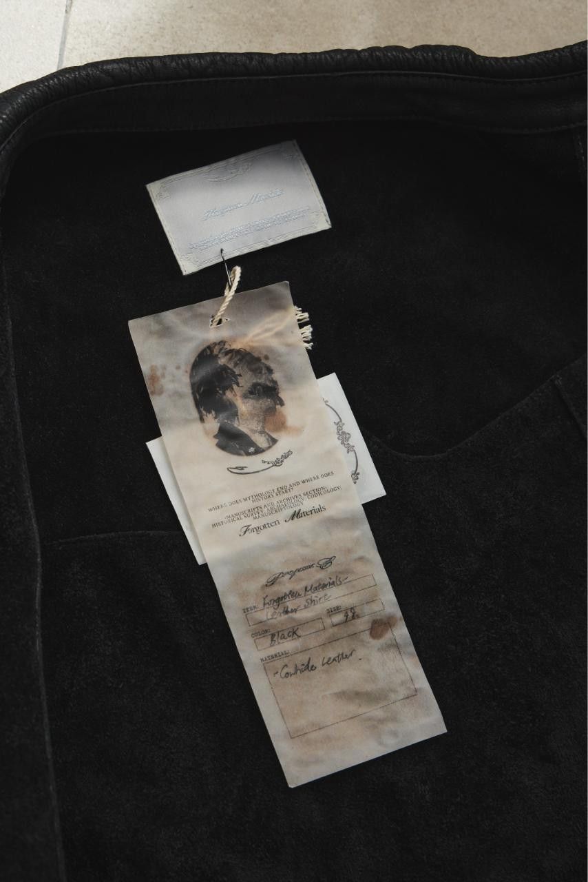 Professor.E Professor E. Forgotten Materials Leather Shirt Size US M / EU 48-50 / 2 - 9 Thumbnail