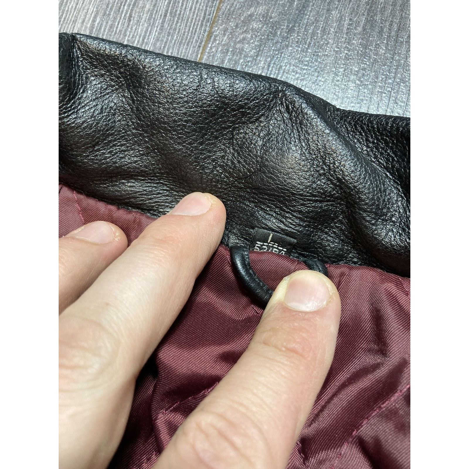 Genuine Leather Vintage 90s Leather Cropped Punk Rock Jacket Size US M / EU 48-50 / 2 - 5 Thumbnail