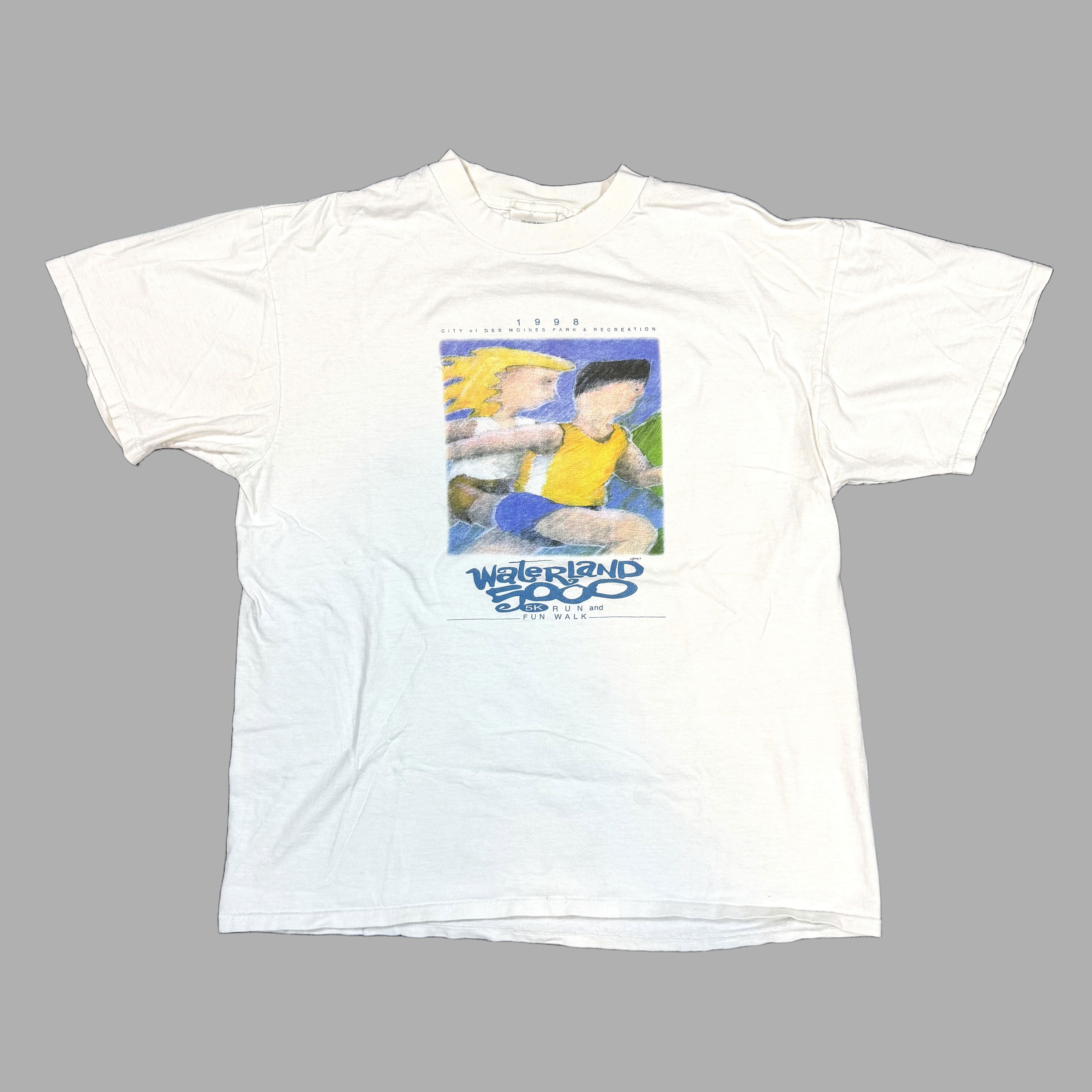 Vintage Vintage 1998 Tultex Waterland 5K Run Fun Walk Tee Large Size US L / EU 52-54 / 3 - 2 Thumbnail