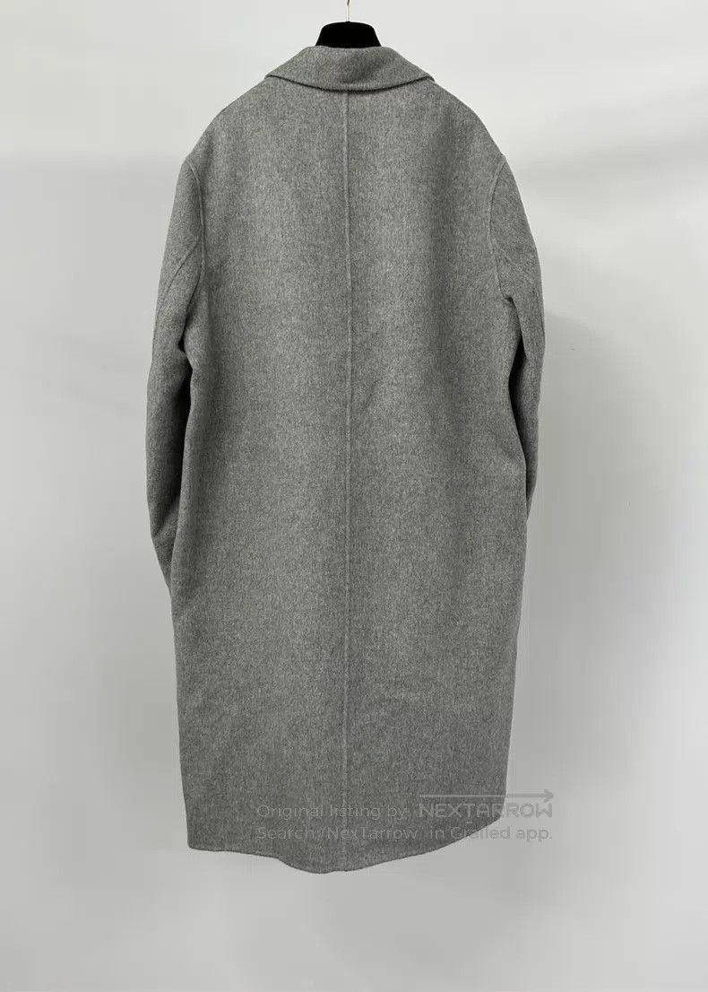 Acne Studios Acne Studios Gray Wool Overcoat Size US M / EU 48-50 / 2 - 2 Thumbnail