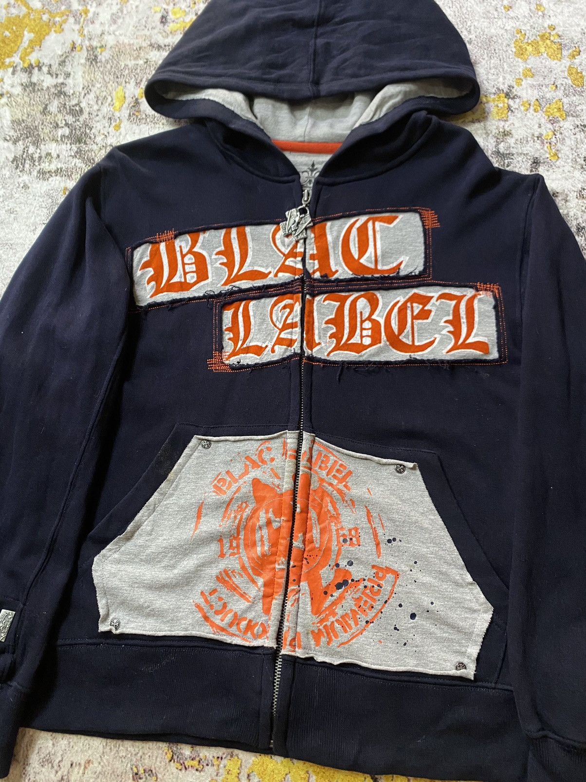 Black Label Y2K Black label Zip Hoodie Size US S / EU 44-46 / 1 - 3 Thumbnail