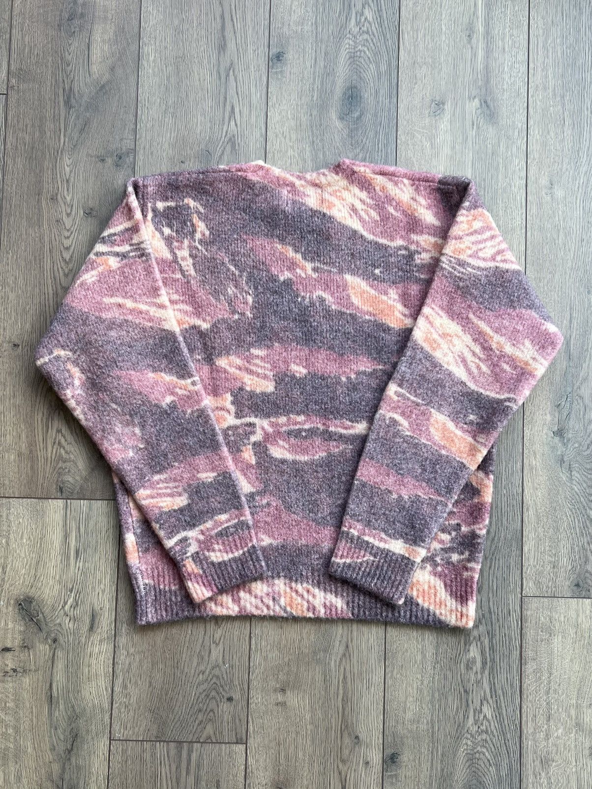 Stussy Stussy x Lucien Smith Tigris Print Mohair Knit Sweater Large Size US L / EU 52-54 / 3 - 2 Thumbnail
