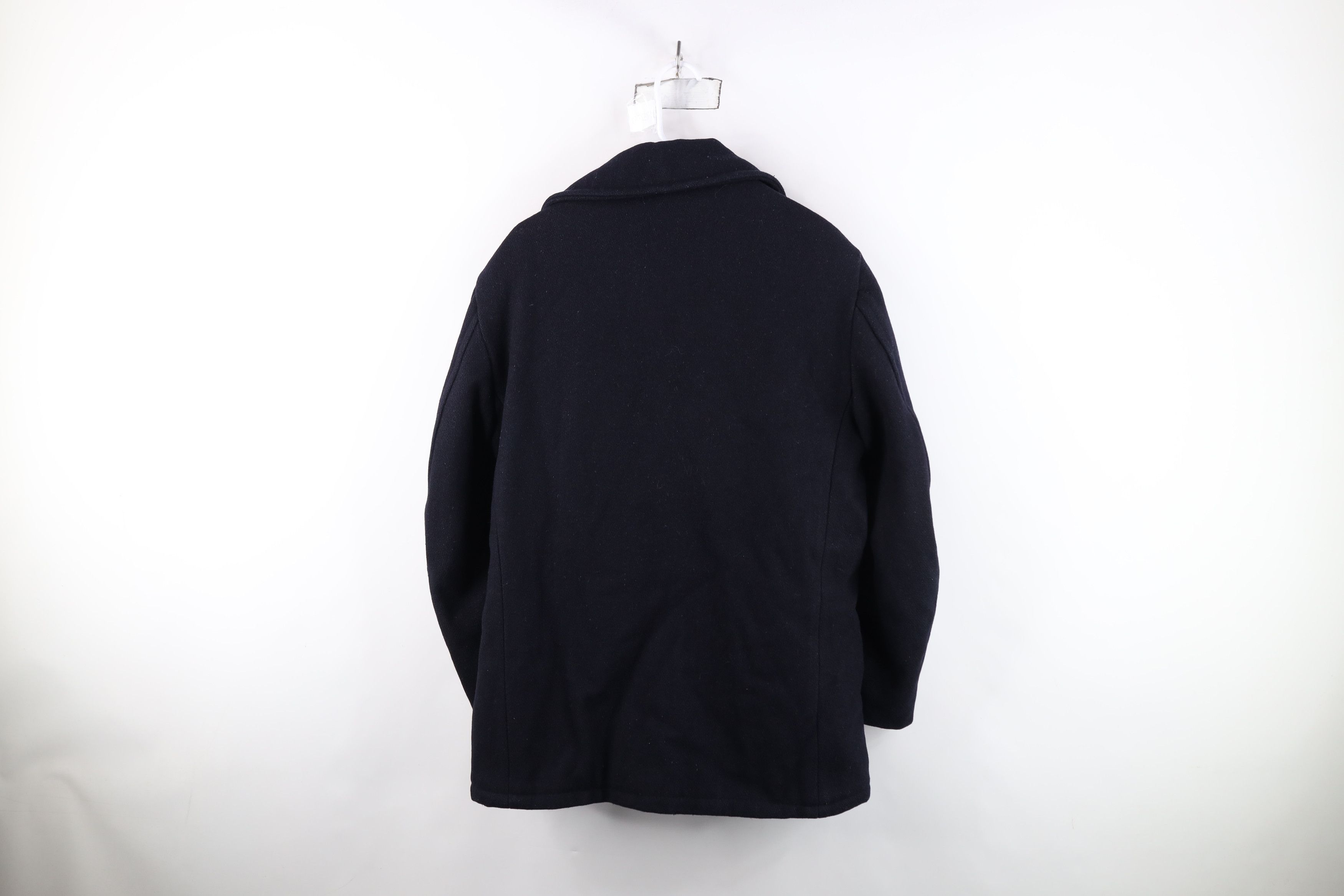 Vintage Vintage 50s 60s Streetwear CPO Naval Navy Peacoat Jacket USA Size US XXL / EU 58 / 5 - 14 Thumbnail