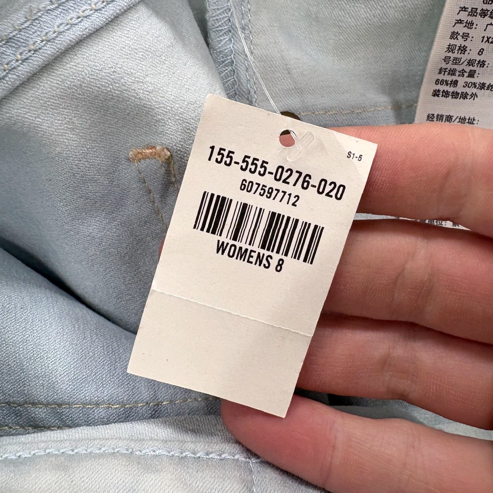 Abercrombie & Fitch Abercrombie & Fitch Super Skinny Ankle Jeans Womens 8 Light Wash Blue Mid Rise Stretch Denim Pockets Size 30" / US 8 / IT 44 - 6 Thumbnail