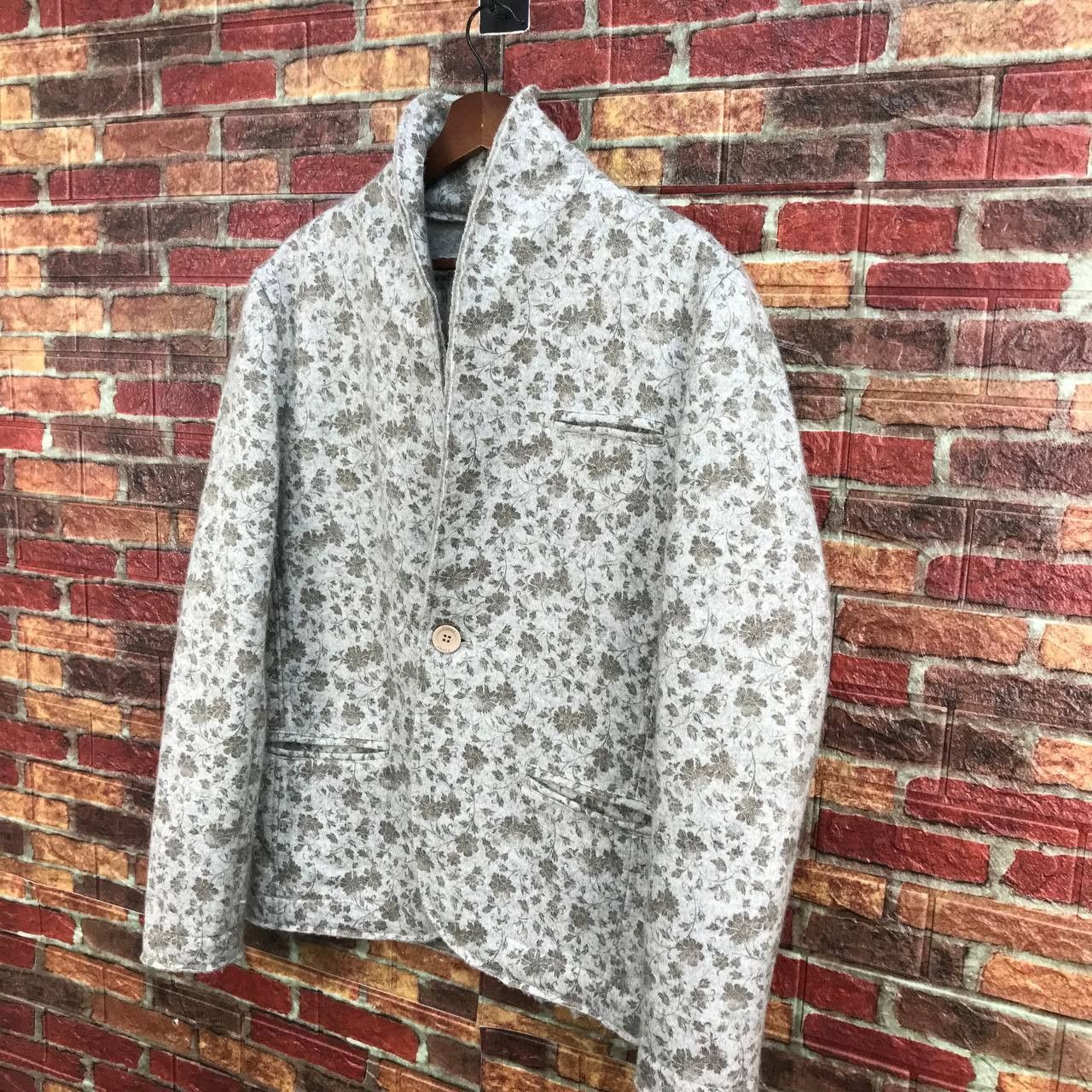 Italia Independent VINTAGE ITALIAN DESIGNER FIVER FLORAL MINIMALIST JACKET Size US M / EU 48-50 / 2 - 5 Thumbnail