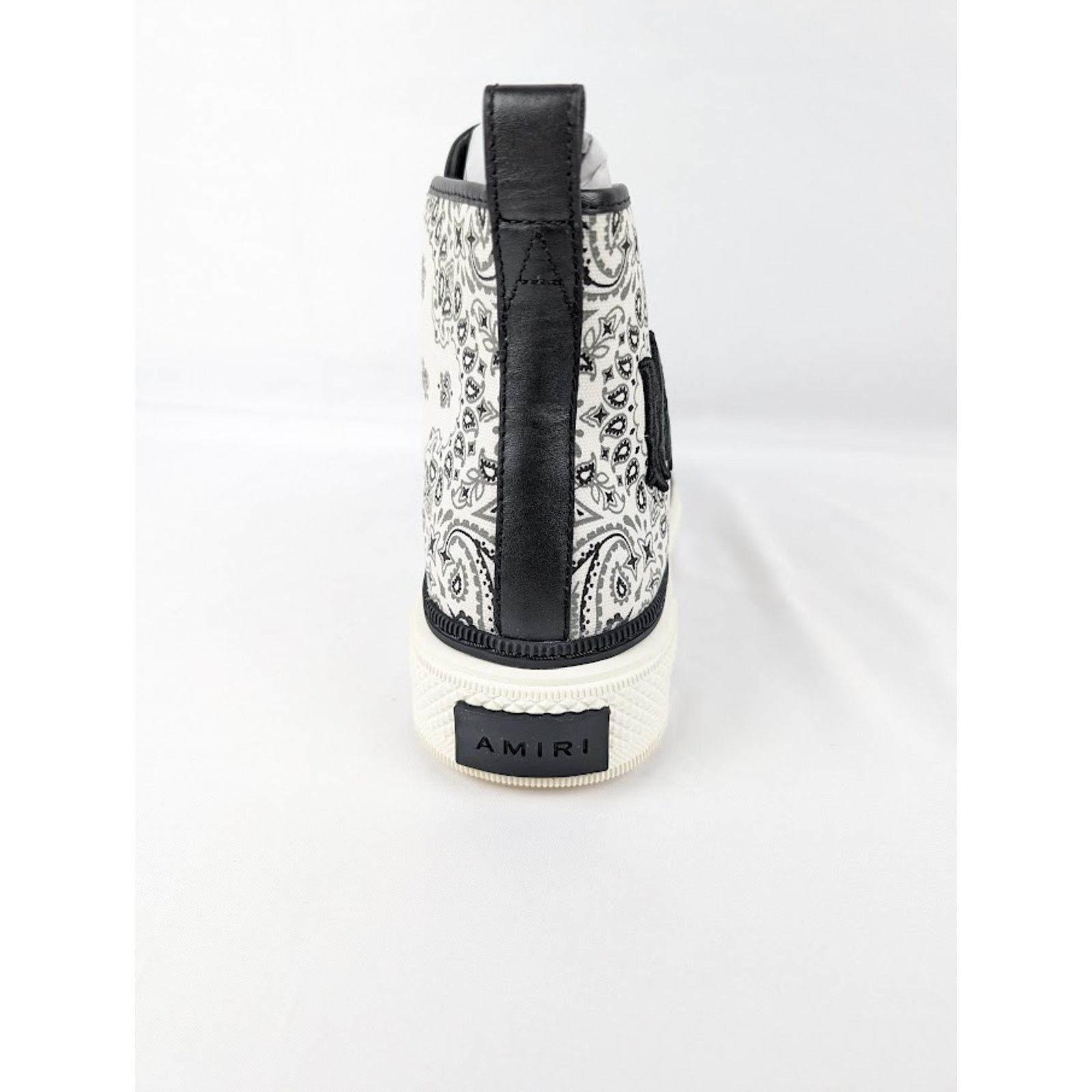 Amiri o1rshd1 Bandana MA Court High Sneakers in White/Black Size US 13 / EU 46 - 12 Thumbnail