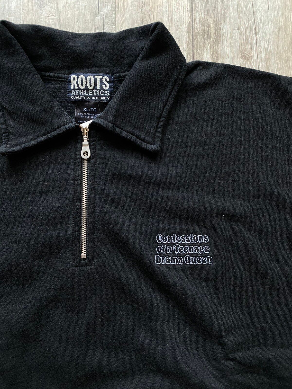 Vintage 90s Roots Confessions Of a Teenage Drama Queen Quarter Zip Size US XL / EU 56 / 4 - 2 Preview