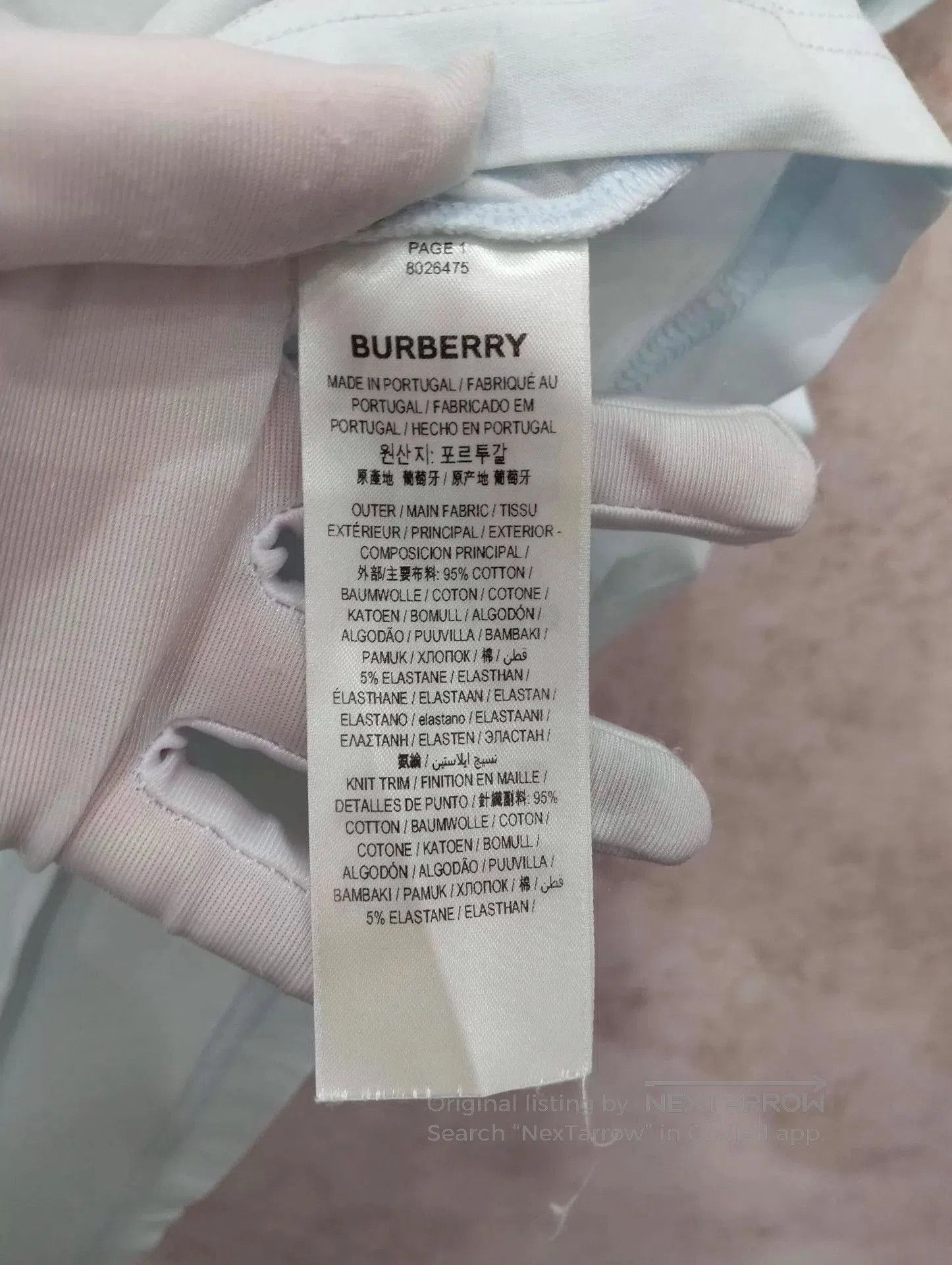 Burberry White Short. Size US M / EU 48-50 / 2 - 6 Thumbnail