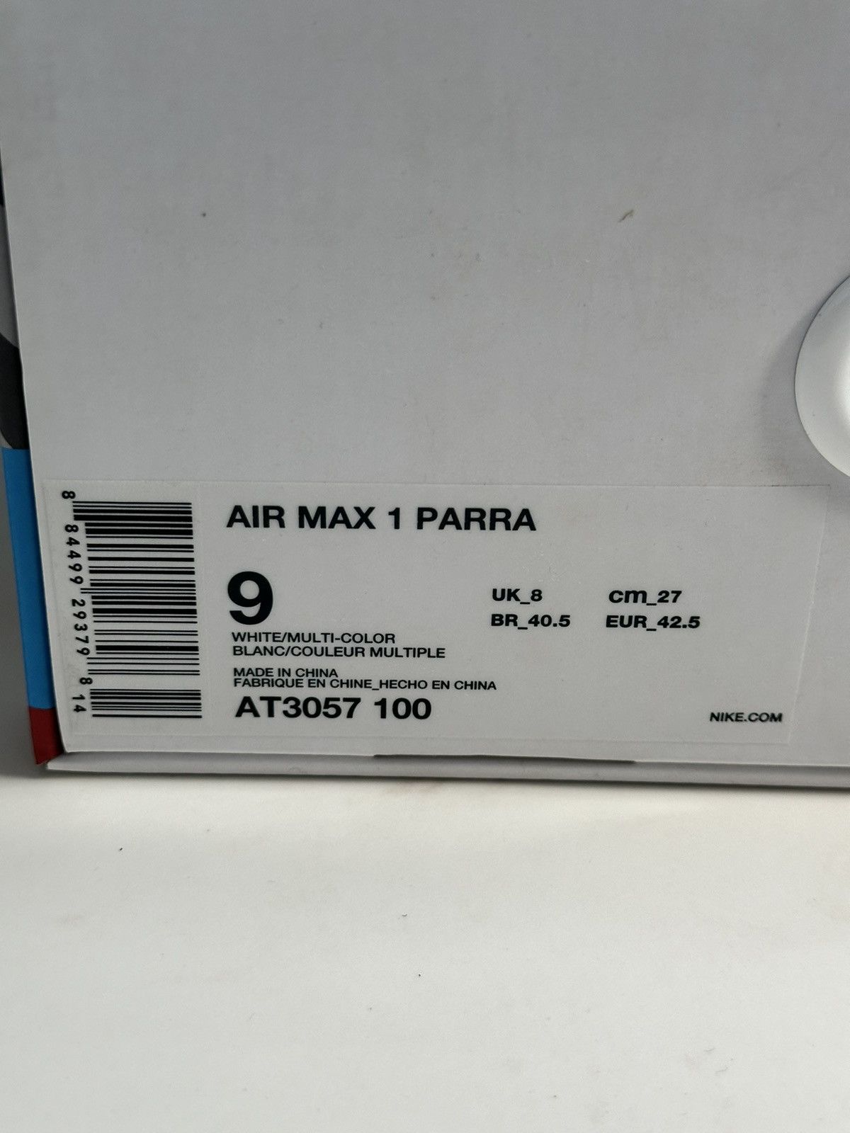 Nike Nike Air Max 1 Parra Size US 9 / EU 42 - 5 Thumbnail
